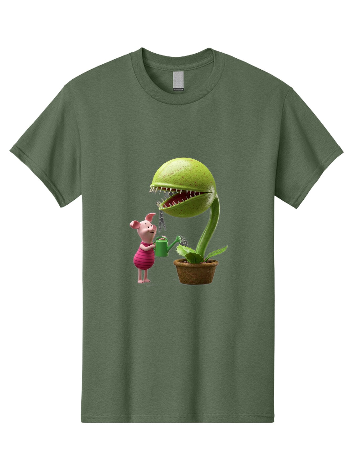 Pig-Watering-Venus-Flytrap Men'S Graphic Tee, 100% Cotton, Comfortable Casual Summer Wear, Machine Washable, Vintage Camera, Old Camera, Antique Camera, Black Camera, Classic Photography, Photography Equipment, Nostalgic Device, Film Camera, Bar266 5