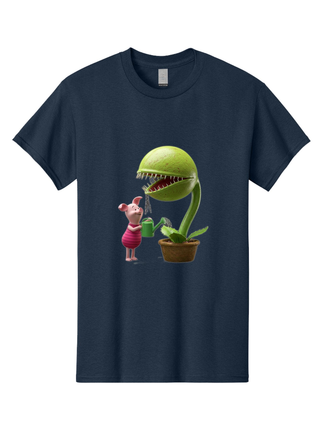 Pig-Watering-Venus-Flytrap Men'S Graphic Tee, 100% Cotton, Comfortable Casual Summer Wear, Machine Washable, Vintage Camera, Old Camera, Antique Camera, Black Camera, Classic Photography, Photography Equipment, Nostalgic Device, Film Camera, Bar266 13