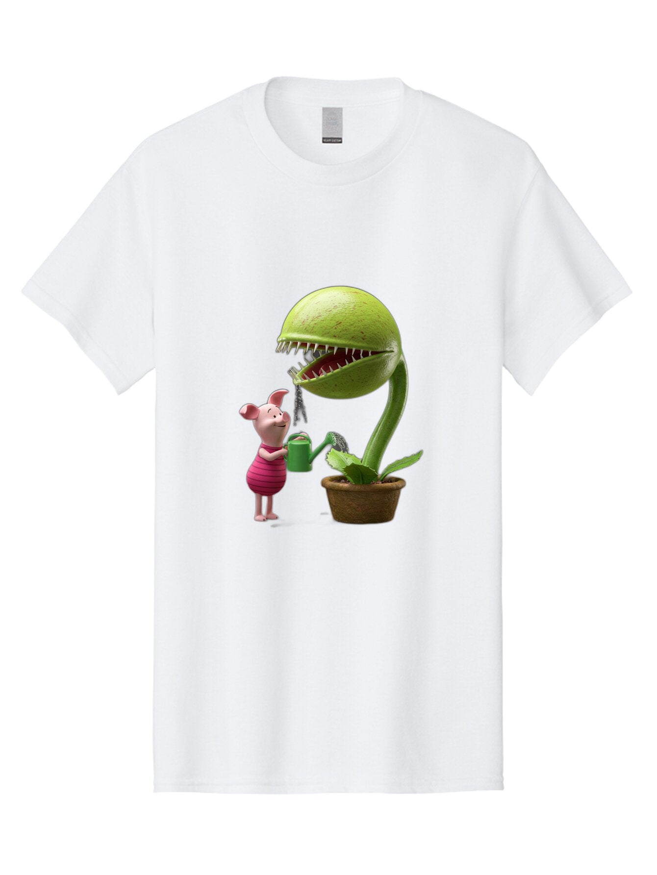 Pig-Watering-Venus-Flytrap Men'S Graphic Tee, 100% Cotton, Comfortable Casual Summer Wear, Machine Washable, Vintage Camera, Old Camera, Antique Camera, Black Camera, Classic Photography, Photography Equipment, Nostalgic Device, Film Camera, Bar266 3