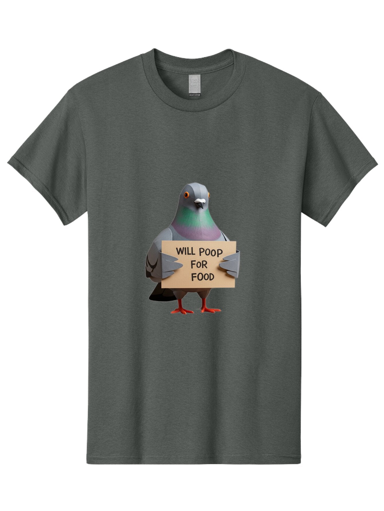 Pigeon-Holding-Will-Poop-For-Food-Sign Men'S Graphic Tee, 100% Cotton, Comfortable Casual Summer Wear, Machine Washable, Vintage Camera, Old Camera, Antique Camera, Black Camera, Classic Photography, Photography Equipment, Nostalgic Device, Bar267 3