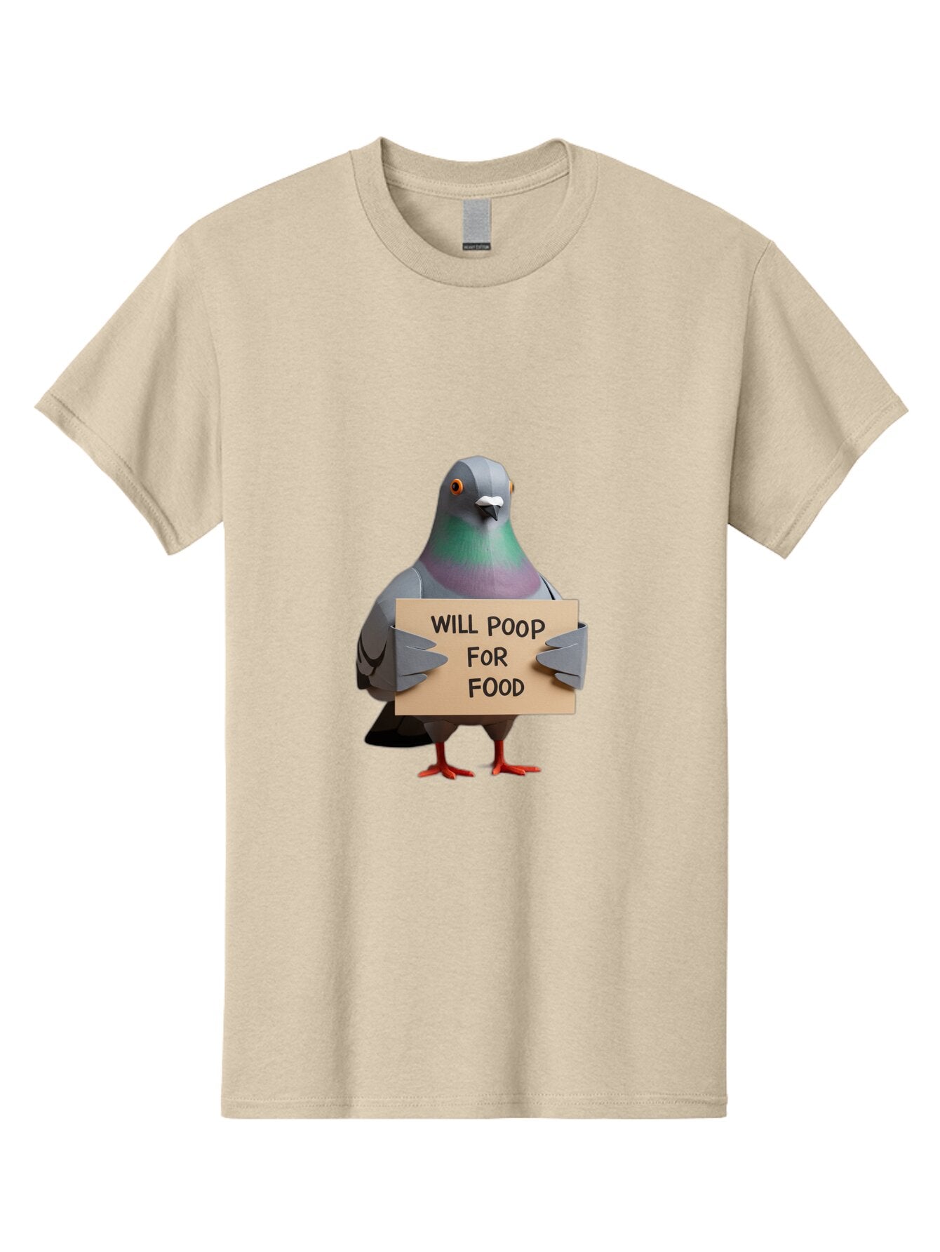 Pigeon-Holding-Will-Poop-For-Food-Sign Men'S Graphic Tee, 100% Cotton, Comfortable Casual Summer Wear, Machine Washable, Vintage Camera, Old Camera, Antique Camera, Black Camera, Classic Photography, Photography Equipment, Nostalgic Device, Bar267 5
