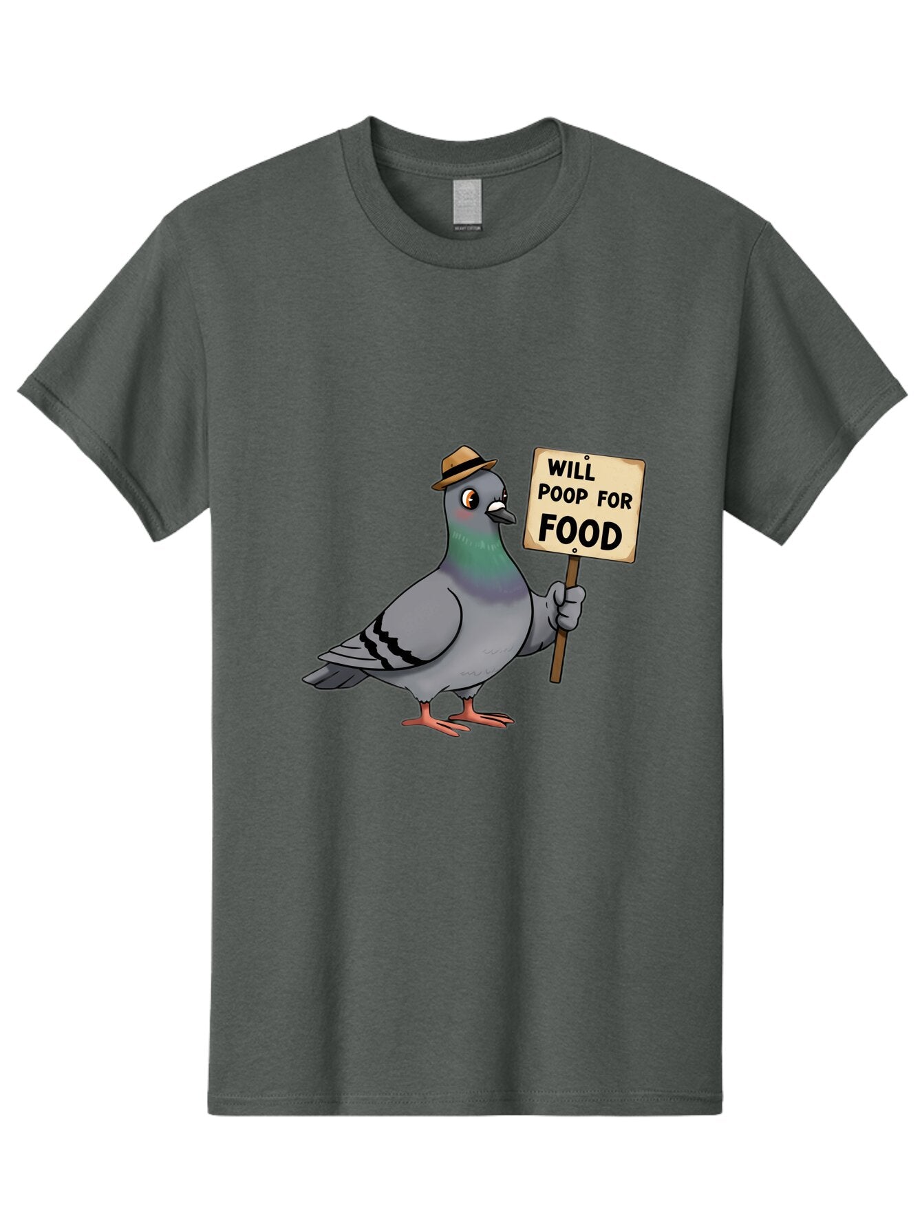 Pigeon-Will-Poop-For-Food-2 Men'S Graphic Tee, 100% Cotton, Comfortable Casual Summer Wear, Machine Washable, Vintage Camera, Old Camera, Antique Camera, Black Camera, Classic Photography, Photography Equipment, Nostalgic Device, Film Camera, Bar269 9