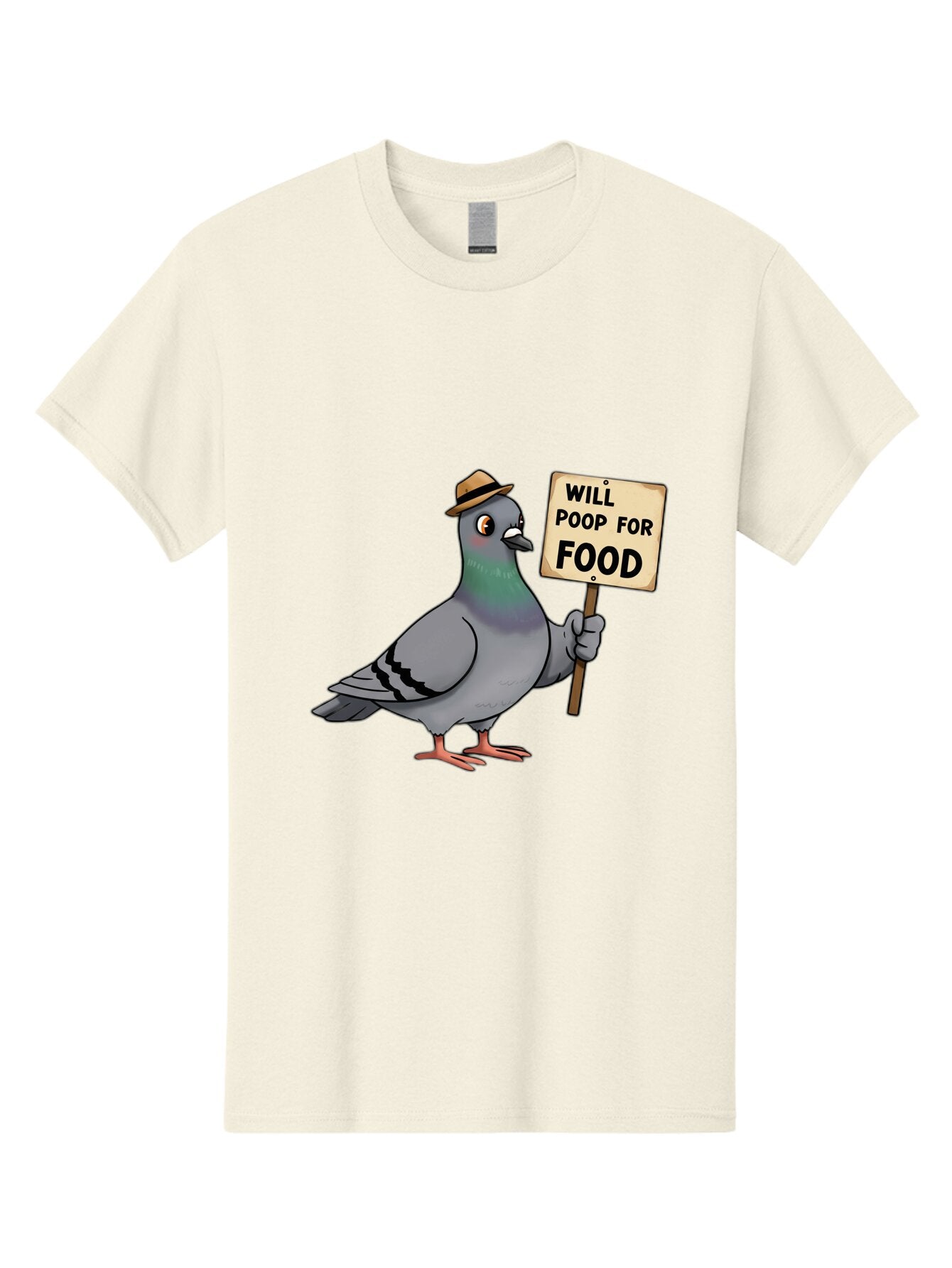 Pigeon-Will-Poop-For-Food-2 Men'S Graphic Tee, 100% Cotton, Comfortable Casual Summer Wear, Machine Washable, Vintage Camera, Old Camera, Antique Camera, Black Camera, Classic Photography, Photography Equipment, Nostalgic Device, Film Camera, Bar269 12