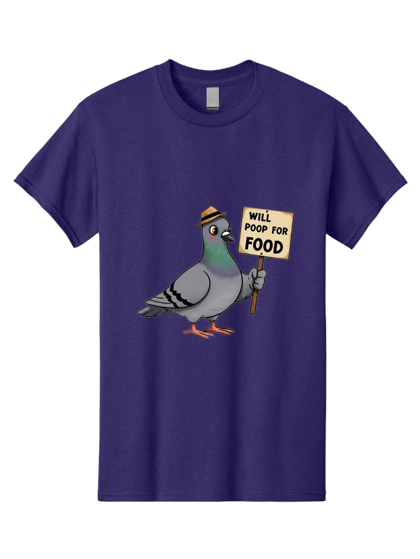 Pigeon-Will-Poop-For-Food-2 Men'S Graphic Tee, 100% Cotton, Comfortable Casual Summer Wear, Machine Washable, Vintage Camera, Old Camera, Antique Camera, Black Camera, Classic Photography, Photography Equipment, Nostalgic Device, Film Camera, Bar269 14