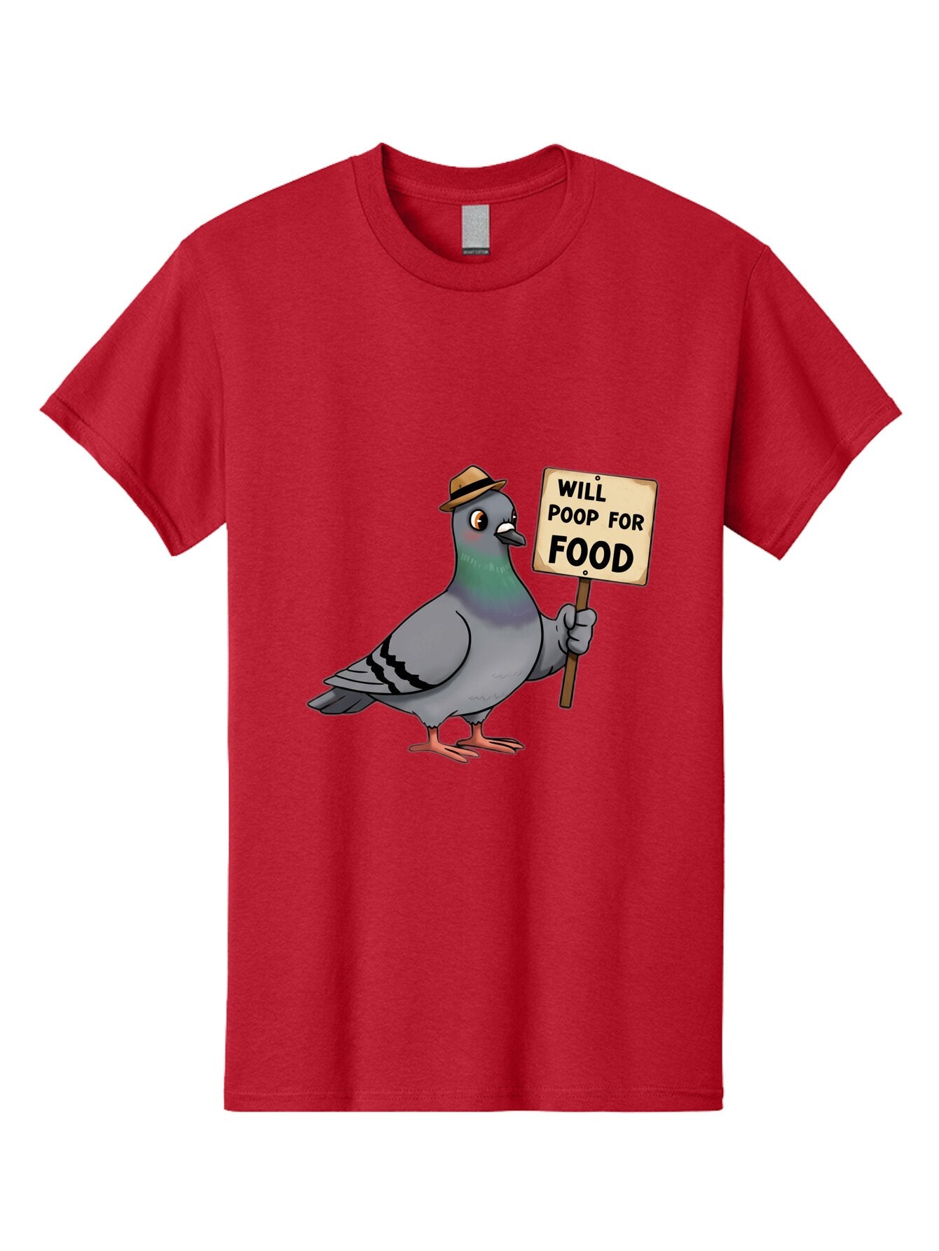 Pigeon-Will-Poop-For-Food-2 Men'S Graphic Tee, 100% Cotton, Comfortable Casual Summer Wear, Machine Washable, Vintage Camera, Old Camera, Antique Camera, Black Camera, Classic Photography, Photography Equipment, Nostalgic Device, Film Camera, Bar269 6