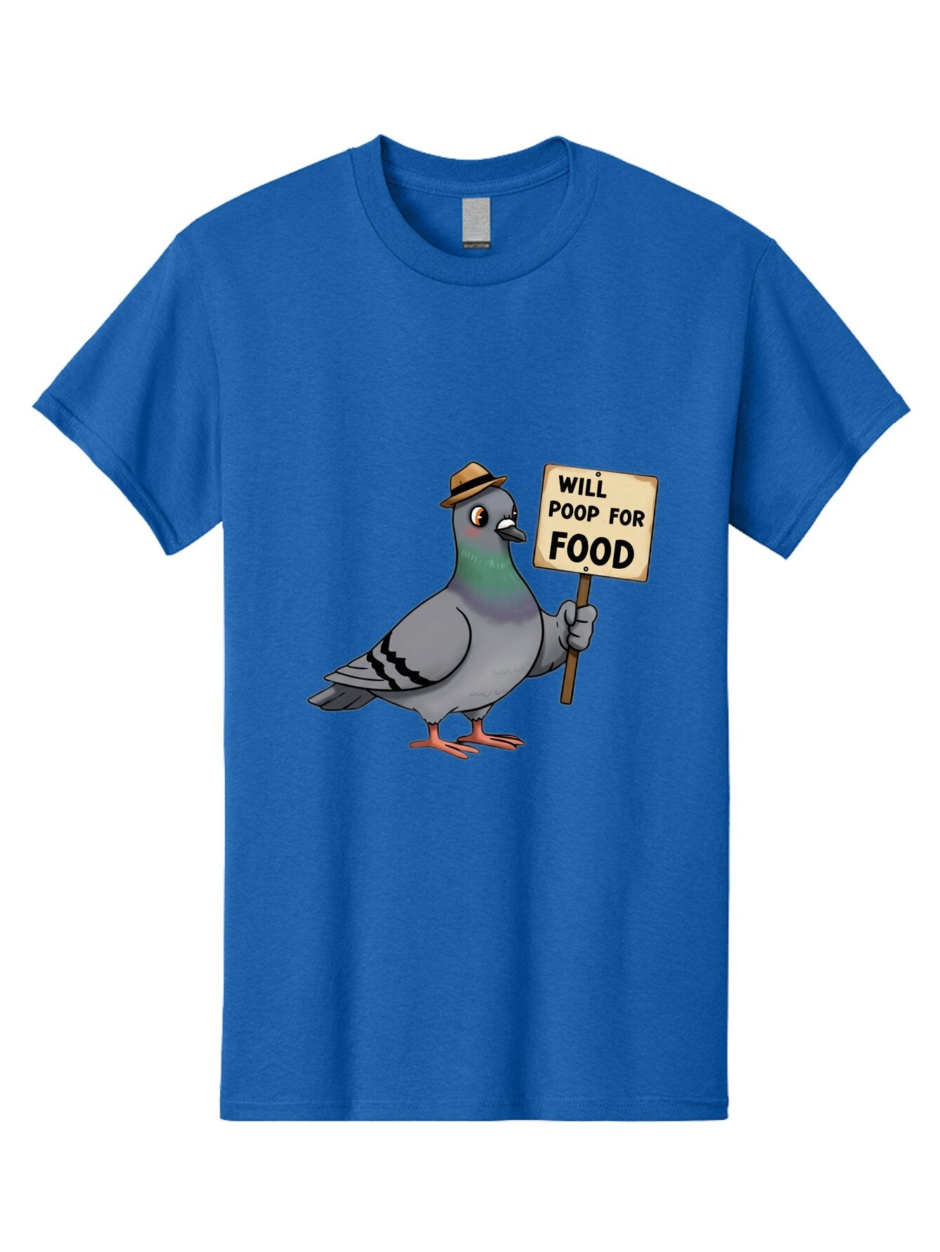Pigeon-Will-Poop-For-Food-2 Men'S Graphic Tee, 100% Cotton, Comfortable Casual Summer Wear, Machine Washable, Vintage Camera, Old Camera, Antique Camera, Black Camera, Classic Photography, Photography Equipment, Nostalgic Device, Film Camera, Bar269 4