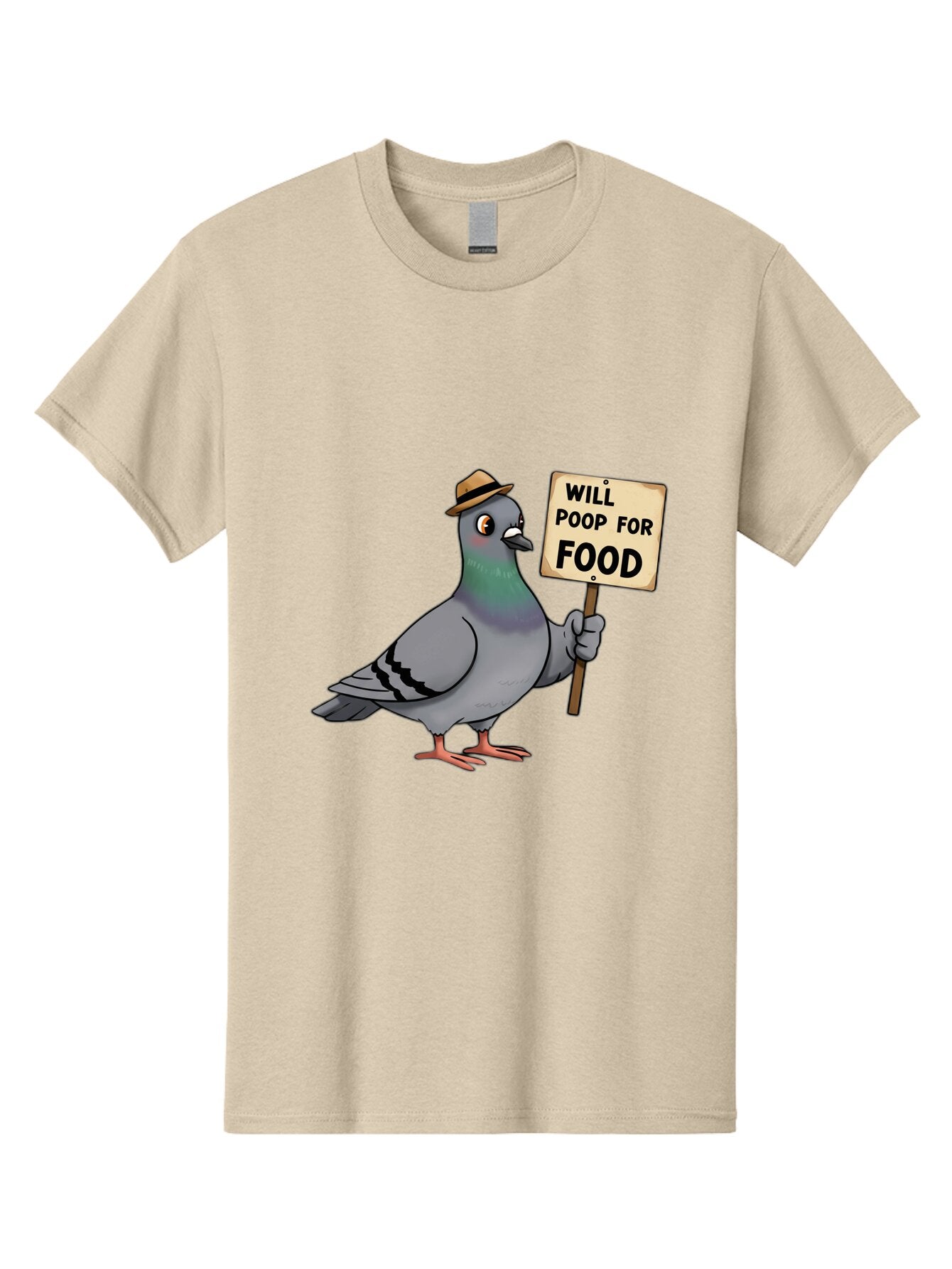 Pigeon-Will-Poop-For-Food-2 Men'S Graphic Tee, 100% Cotton, Comfortable Casual Summer Wear, Machine Washable, Vintage Camera, Old Camera, Antique Camera, Black Camera, Classic Photography, Photography Equipment, Nostalgic Device, Film Camera, Bar269 13