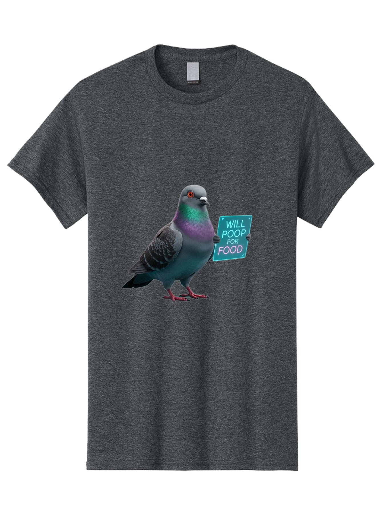 Pigeon-Will-Poop-For-Food-3 Men'S Graphic Tee, 100% Cotton, Comfortable Casual Summer Wear, Machine Washable, Vintage Camera, Old Camera, Antique Camera, Black Camera, Classic Photography, Photography Equipment, Nostalgic Device, Film Camera, Bar270 11