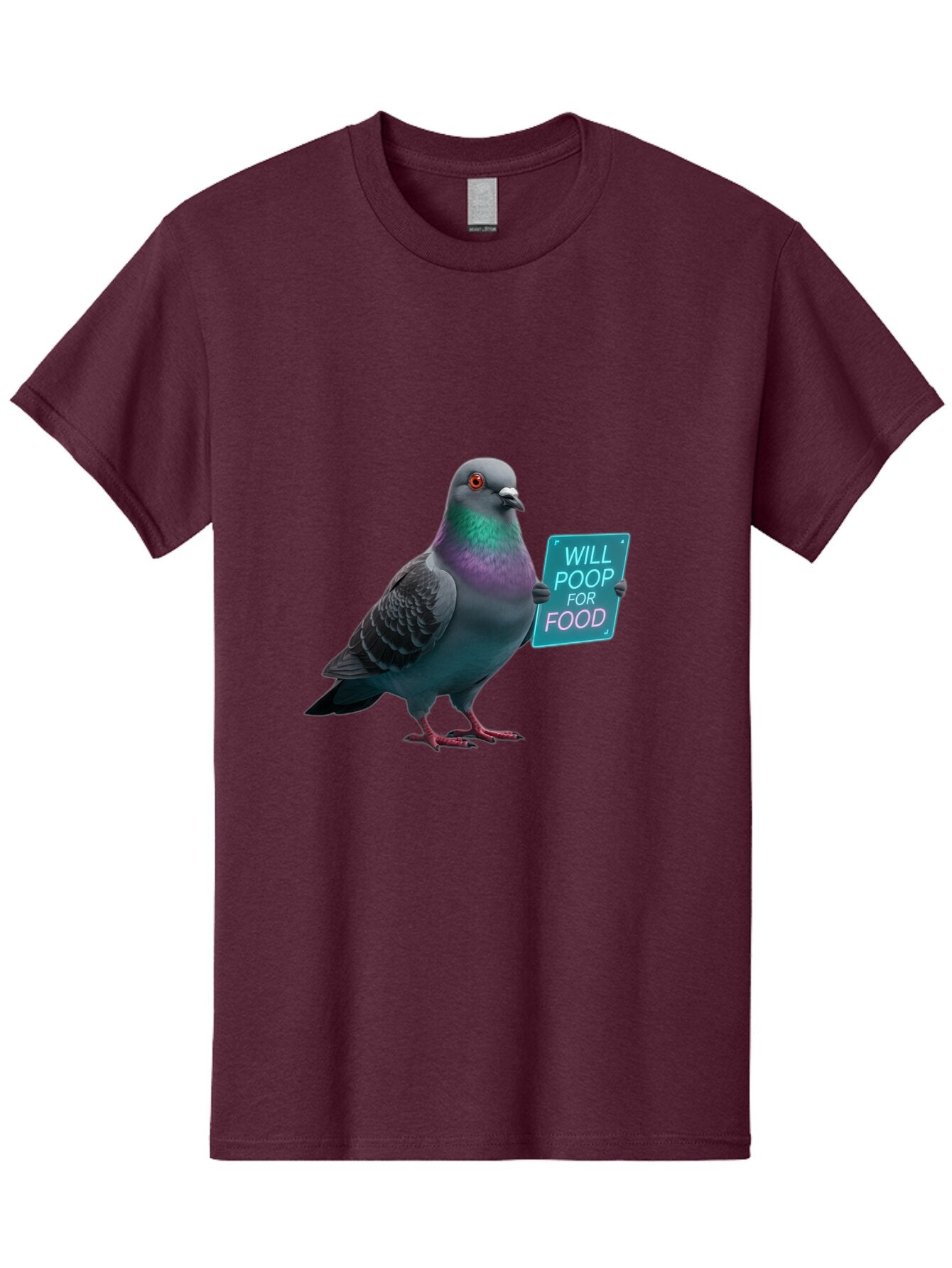 Pigeon-Will-Poop-For-Food-3 Men'S Graphic Tee, 100% Cotton, Comfortable Casual Summer Wear, Machine Washable, Vintage Camera, Old Camera, Antique Camera, Black Camera, Classic Photography, Photography Equipment, Nostalgic Device, Film Camera, Bar270 9