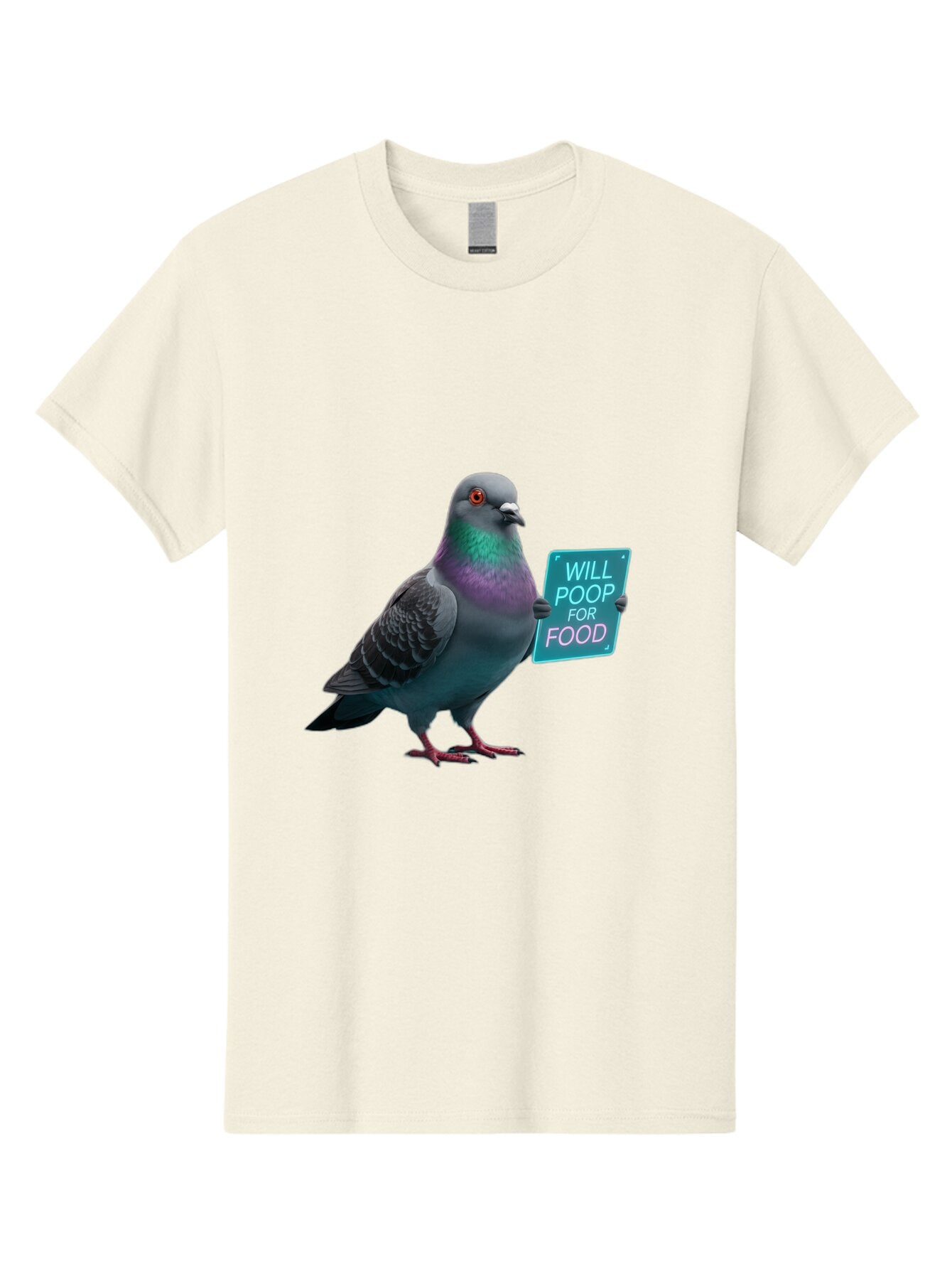 Pigeon-Will-Poop-For-Food-3 Men'S Graphic Tee, 100% Cotton, Comfortable Casual Summer Wear, Machine Washable, Vintage Camera, Old Camera, Antique Camera, Black Camera, Classic Photography, Photography Equipment, Nostalgic Device, Film Camera, Bar270 3