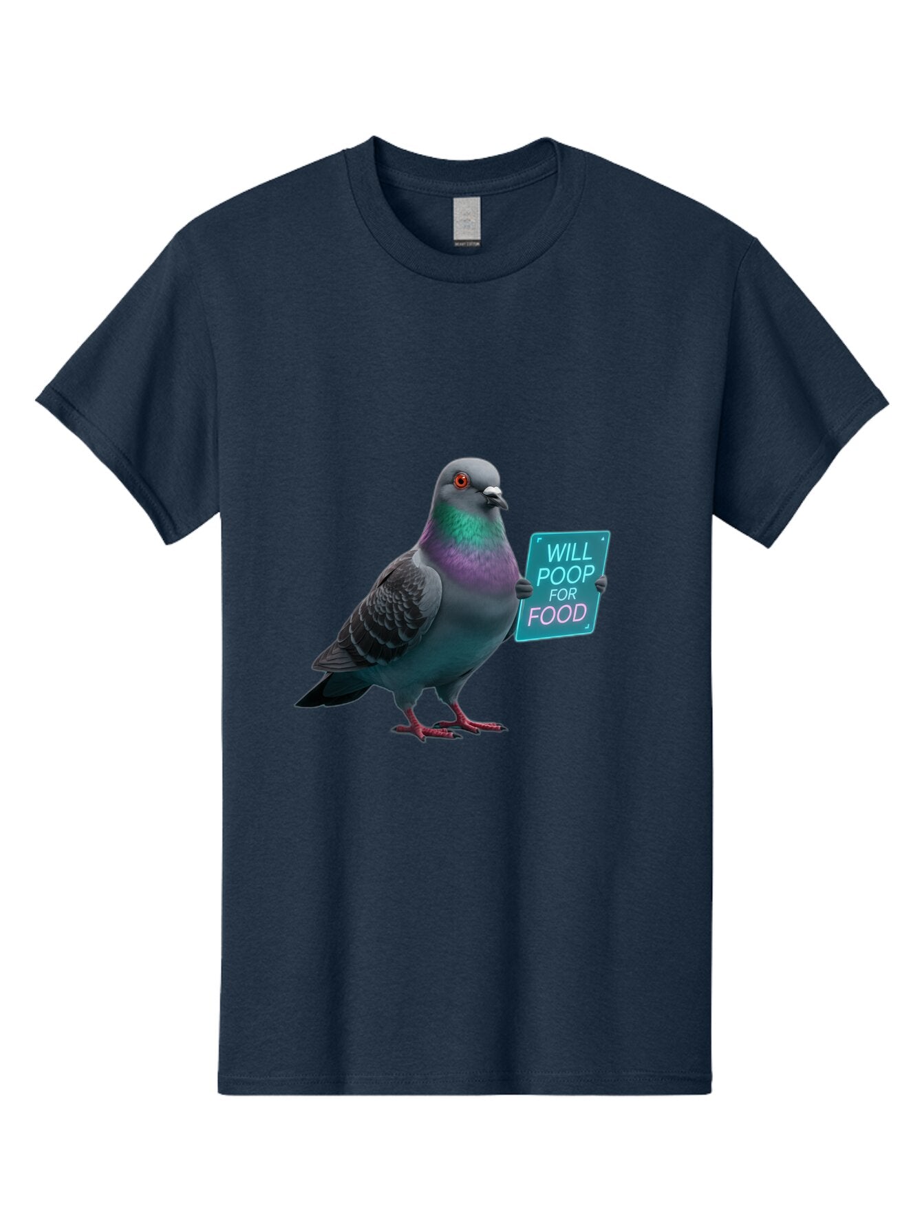 Pigeon-Will-Poop-For-Food-3 Men'S Graphic Tee, 100% Cotton, Comfortable Casual Summer Wear, Machine Washable, Vintage Camera, Old Camera, Antique Camera, Black Camera, Classic Photography, Photography Equipment, Nostalgic Device, Film Camera, Bar270 6