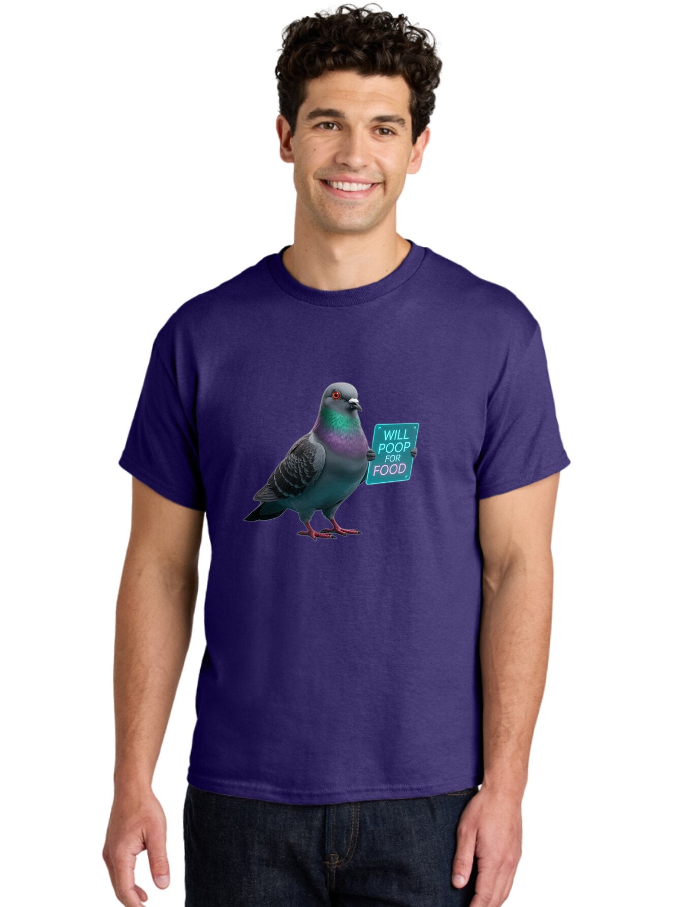 Pigeon-Will-Poop-For-Food-3 Men'S Graphic Tee, 100% Cotton, Comfortable Casual Summer Wear, Machine Washable, Vintage Camera, Old Camera, Antique Camera, Black Camera, Classic Photography, Photography Equipment, Nostalgic Device, Film Camera, Bar270 23