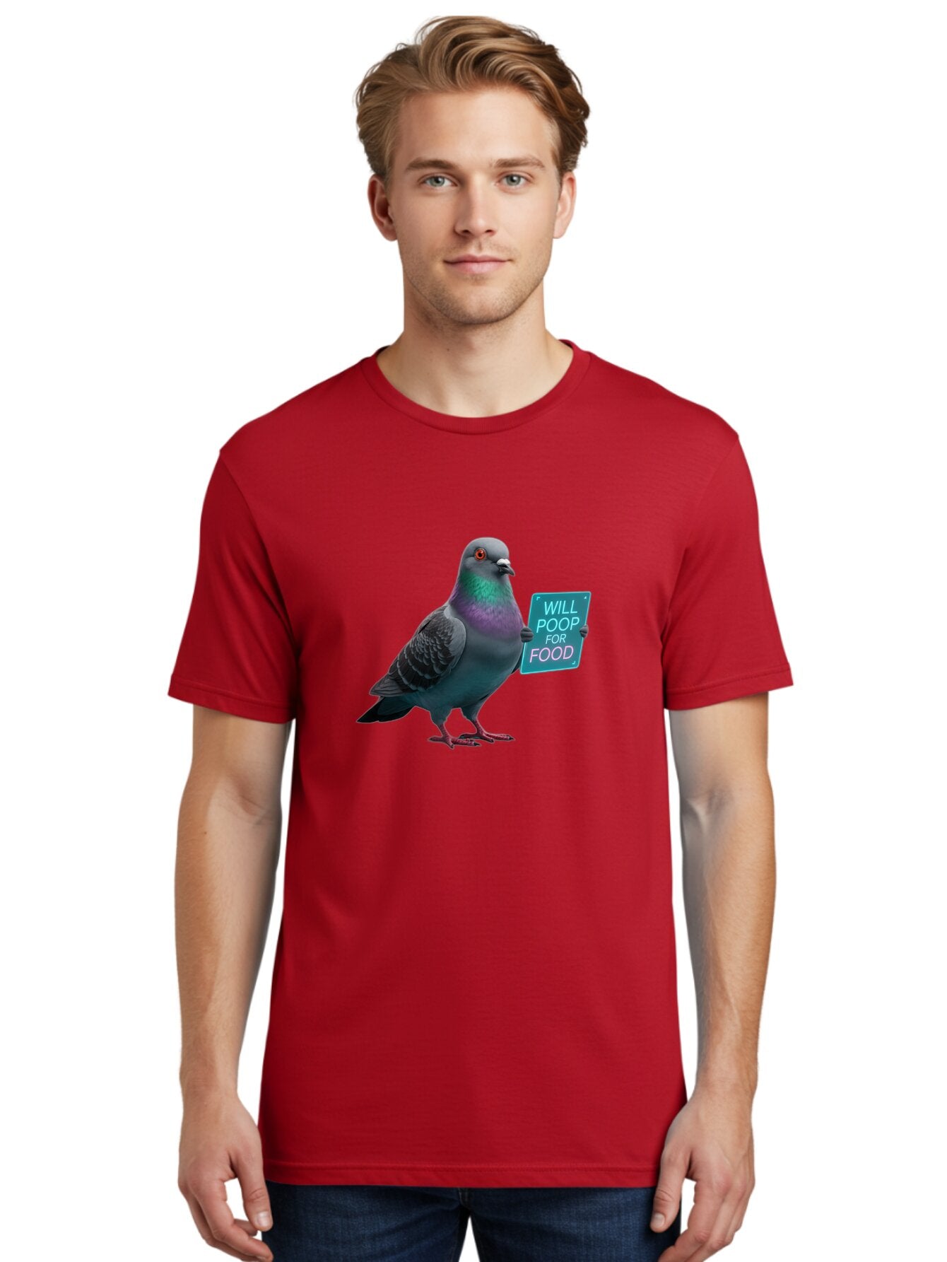 Pigeon-Will-Poop-For-Food-3 Men'S Graphic Tee, 100% Cotton, Comfortable Casual Summer Wear, Machine Washable, Vintage Camera, Old Camera, Antique Camera, Black Camera, Classic Photography, Photography Equipment, Nostalgic Device, Film Camera, Bar270 20