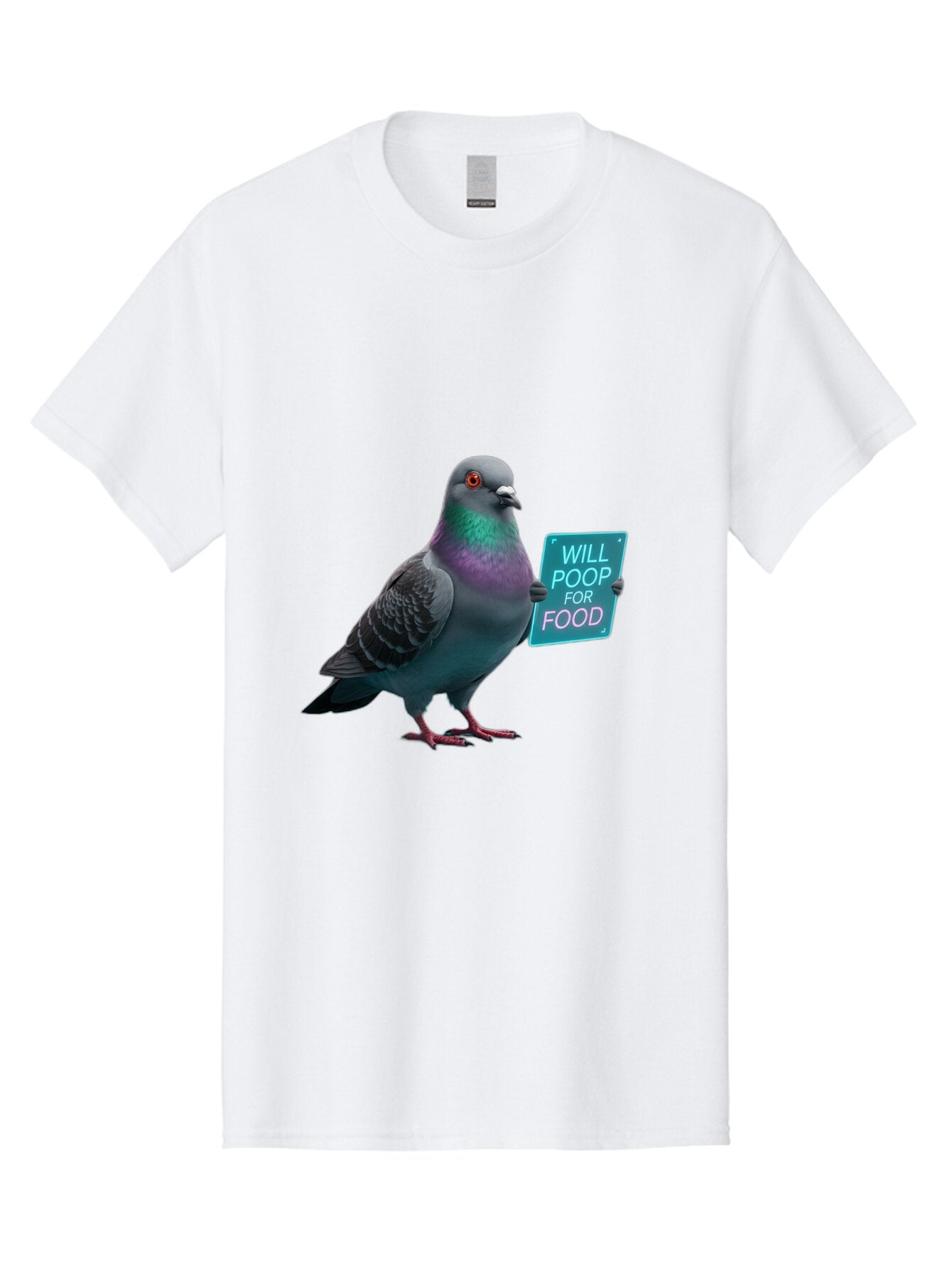 Pigeon-Will-Poop-For-Food-3 Men'S Graphic Tee, 100% Cotton, Comfortable Casual Summer Wear, Machine Washable, Vintage Camera, Old Camera, Antique Camera, Black Camera, Classic Photography, Photography Equipment, Nostalgic Device, Film Camera, Bar270 8