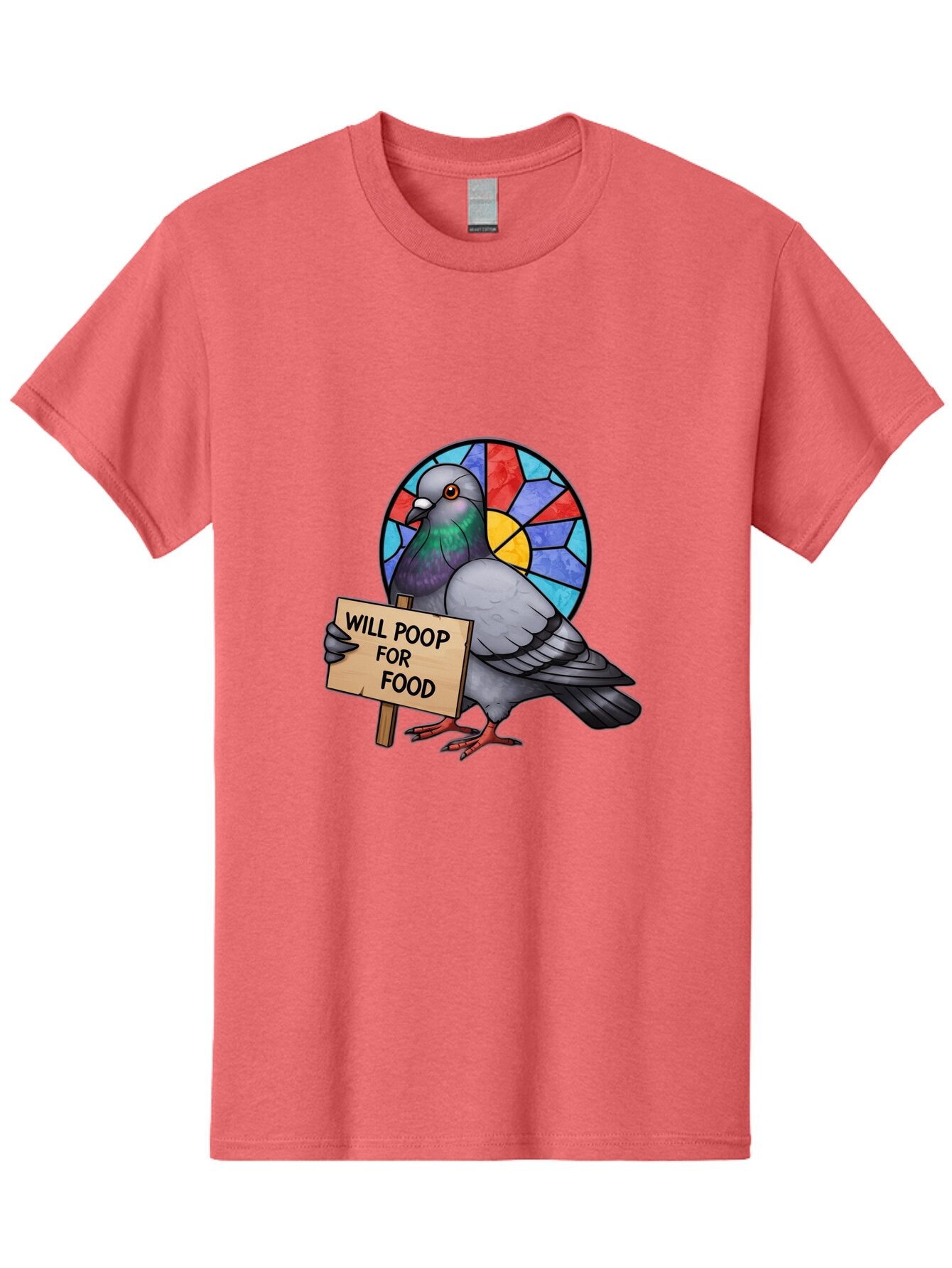 Pigeon-Will-Poop-For-Food-4 Men'S Graphic Tee, 100% Cotton, Comfortable Casual Summer Wear, Machine Washable, Vintage Camera, Old Camera, Antique Camera, Black Camera, Classic Photography, Photography Equipment, Nostalgic Device, Film Camera, Bar271 2
