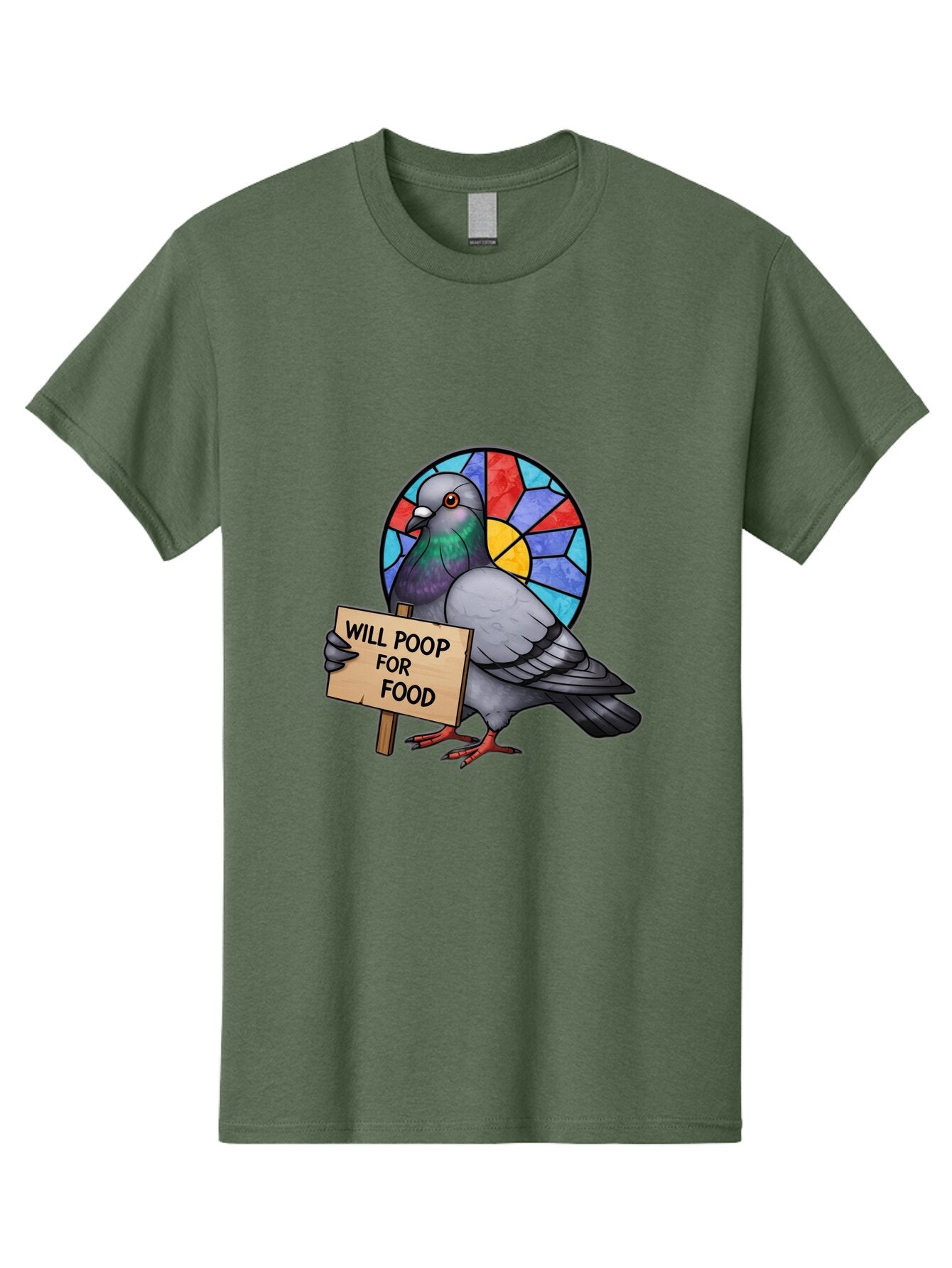 Pigeon-Will-Poop-For-Food-4 Men'S Graphic Tee, 100% Cotton, Comfortable Casual Summer Wear, Machine Washable, Vintage Camera, Old Camera, Antique Camera, Black Camera, Classic Photography, Photography Equipment, Nostalgic Device, Film Camera, Bar271 12