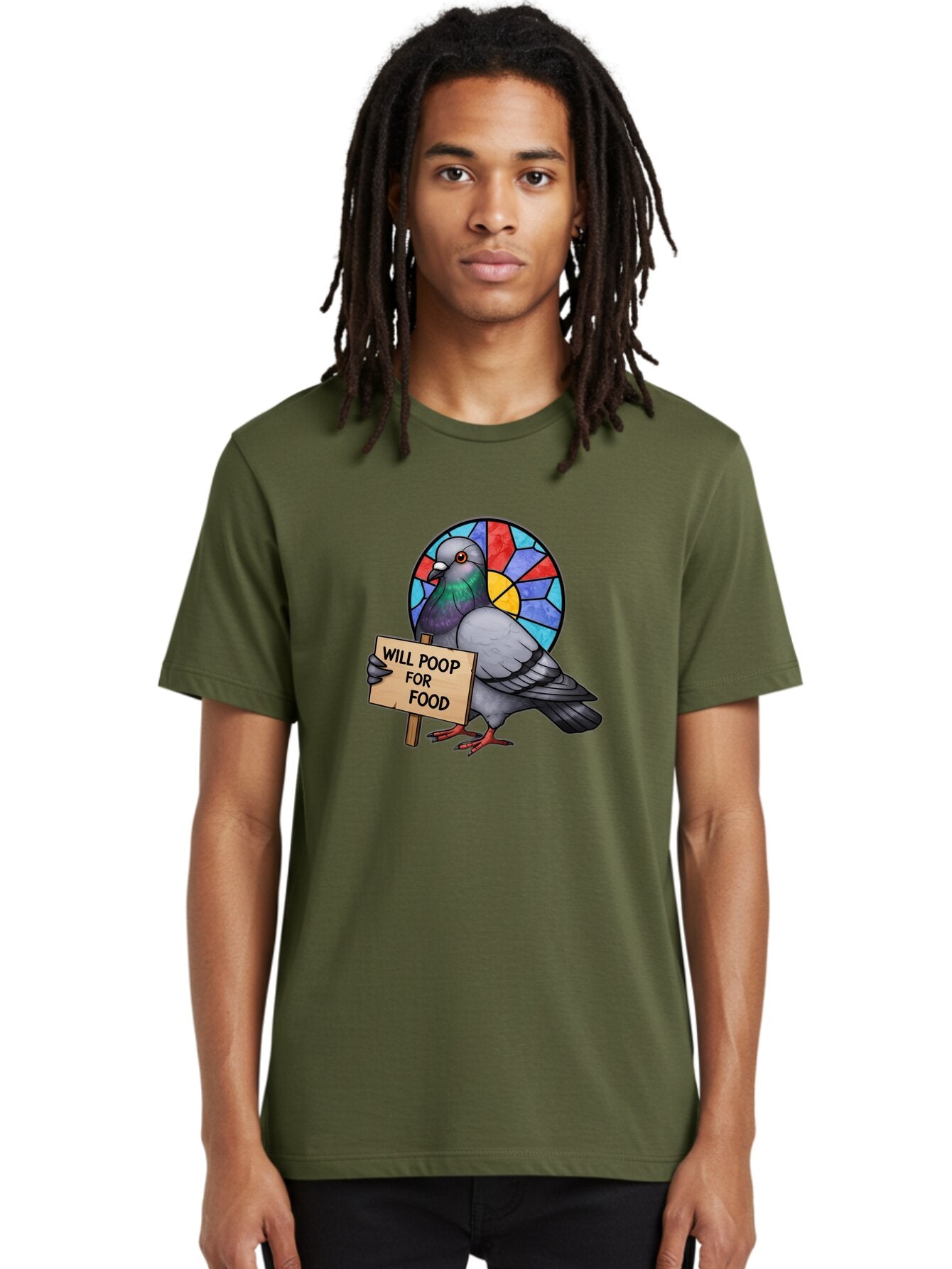 Pigeon-Will-Poop-For-Food-4 Men'S Graphic Tee, 100% Cotton, Comfortable Casual Summer Wear, Machine Washable, Vintage Camera, Old Camera, Antique Camera, Black Camera, Classic Photography, Photography Equipment, Nostalgic Device, Film Camera, Bar271 28