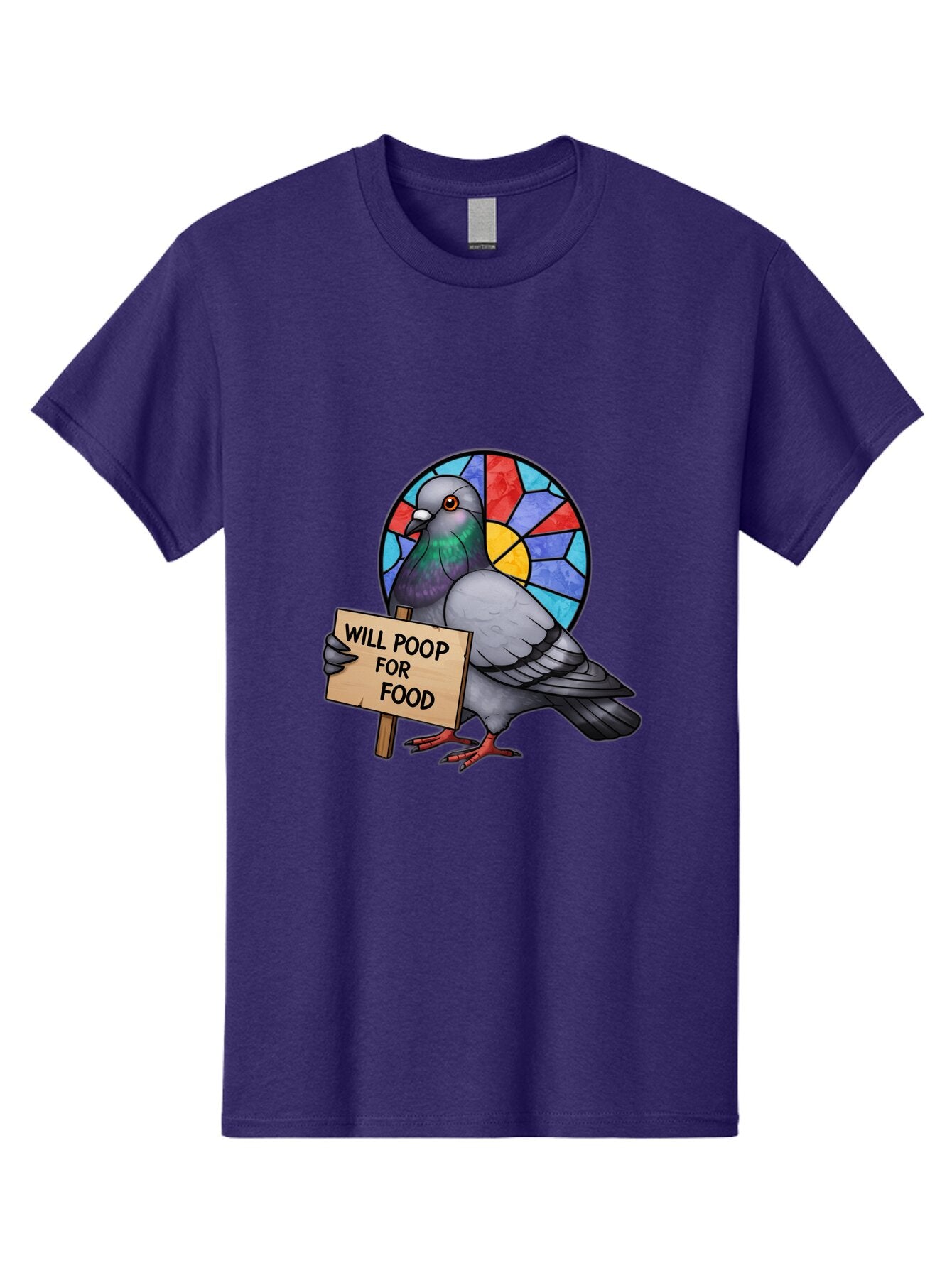Pigeon-Will-Poop-For-Food-4 Men'S Graphic Tee, 100% Cotton, Comfortable Casual Summer Wear, Machine Washable, Vintage Camera, Old Camera, Antique Camera, Black Camera, Classic Photography, Photography Equipment, Nostalgic Device, Film Camera, Bar271 15