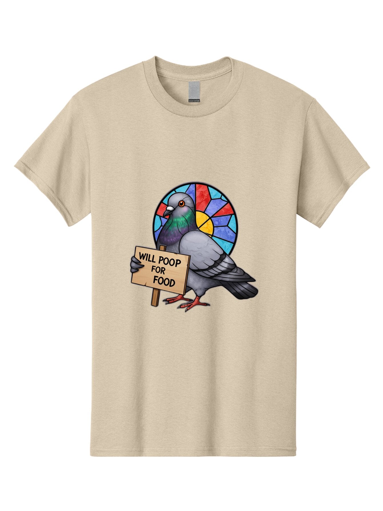 Pigeon-Will-Poop-For-Food-4 Men'S Graphic Tee, 100% Cotton, Comfortable Casual Summer Wear, Machine Washable, Vintage Camera, Old Camera, Antique Camera, Black Camera, Classic Photography, Photography Equipment, Nostalgic Device, Film Camera, Bar271 6