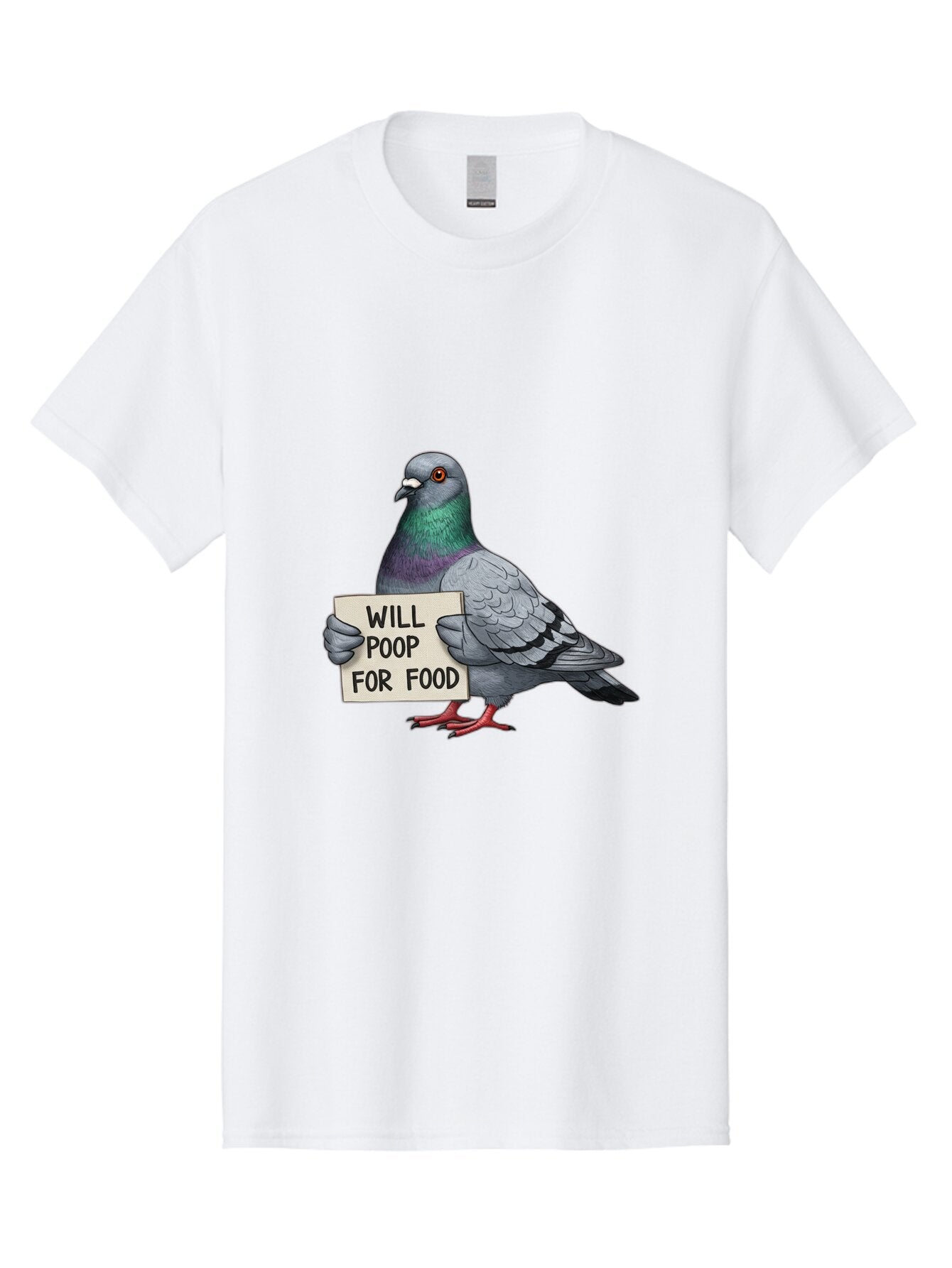 Pigeon-Will-Poop-For-Food-5 Men'S Graphic Tee, 100% Cotton, Comfortable Casual Summer Wear, Machine Washable, Vintage Camera, Old Camera, Antique Camera, Black Camera, Classic Photography, Photography Equipment, Nostalgic Device, Film Camera, Bar272 13
