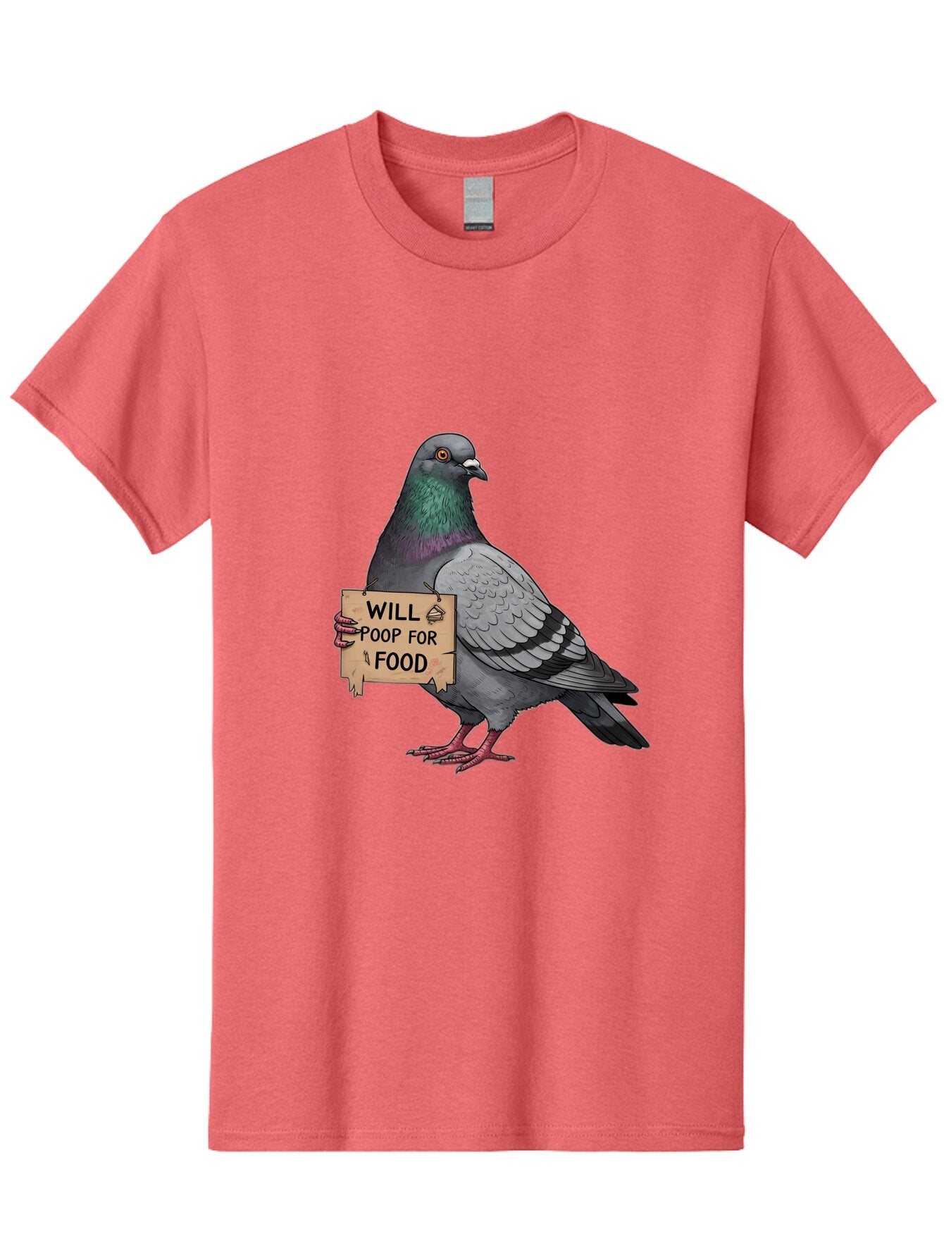 Pigeon-Will-Poop-For-Food-6 Men'S Graphic Tee, 100% Cotton, Comfortable Casual Summer Wear, Machine Washable, Vintage Camera, Old Camera, Antique Camera, Black Camera, Classic Photography, Photography Equipment, Nostalgic Device, Film Camera, Bar273 6