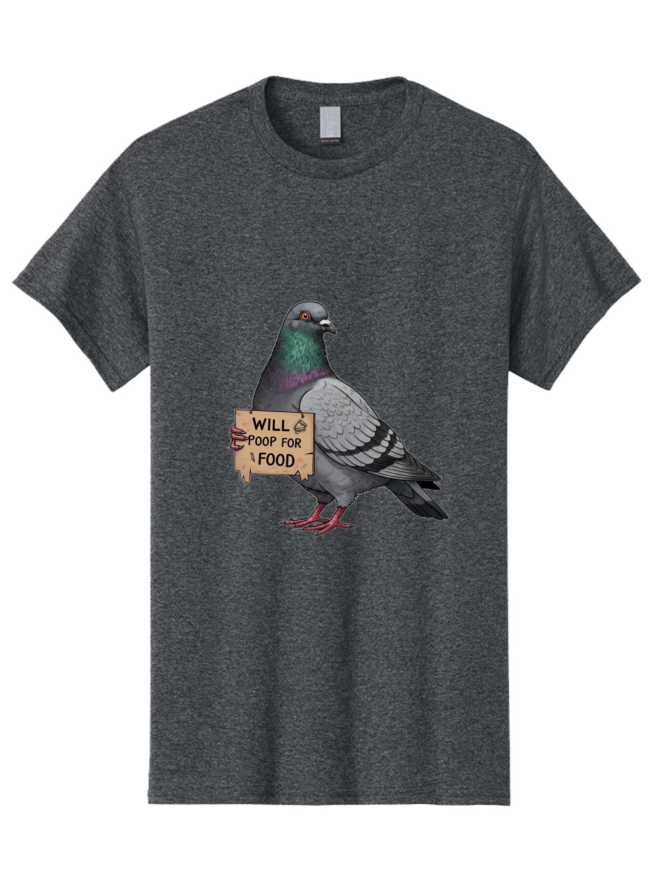 Pigeon-Will-Poop-For-Food-6 Men'S Graphic Tee, 100% Cotton, Comfortable Casual Summer Wear, Machine Washable, Vintage Camera, Old Camera, Antique Camera, Black Camera, Classic Photography, Photography Equipment, Nostalgic Device, Film Camera, Bar273 14