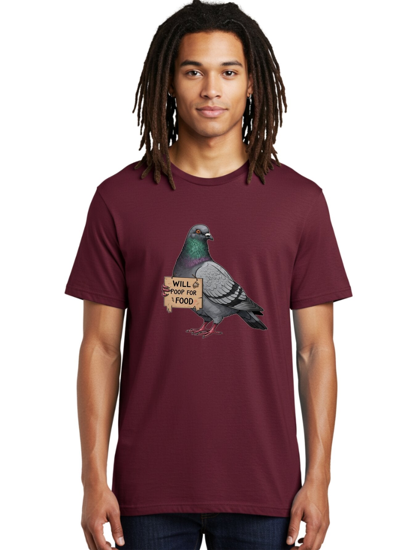 Pigeon-Will-Poop-For-Food-6 Men'S Graphic Tee, 100% Cotton, Comfortable Casual Summer Wear, Machine Washable, Vintage Camera, Old Camera, Antique Camera, Black Camera, Classic Photography, Photography Equipment, Nostalgic Device, Film Camera, Bar273 26