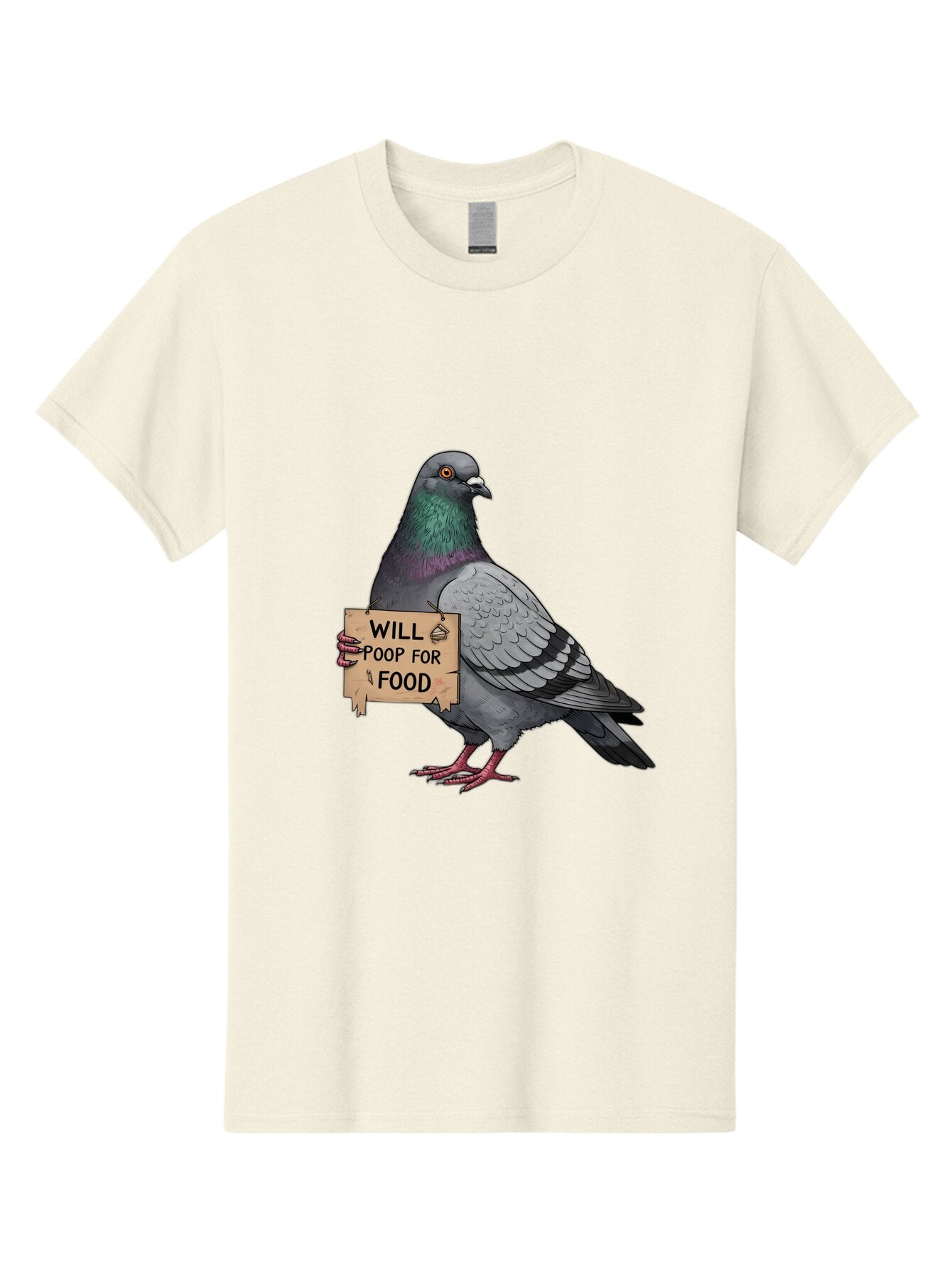 Pigeon-Will-Poop-For-Food-6 Men'S Graphic Tee, 100% Cotton, Comfortable Casual Summer Wear, Machine Washable, Vintage Camera, Old Camera, Antique Camera, Black Camera, Classic Photography, Photography Equipment, Nostalgic Device, Film Camera, Bar273 7
