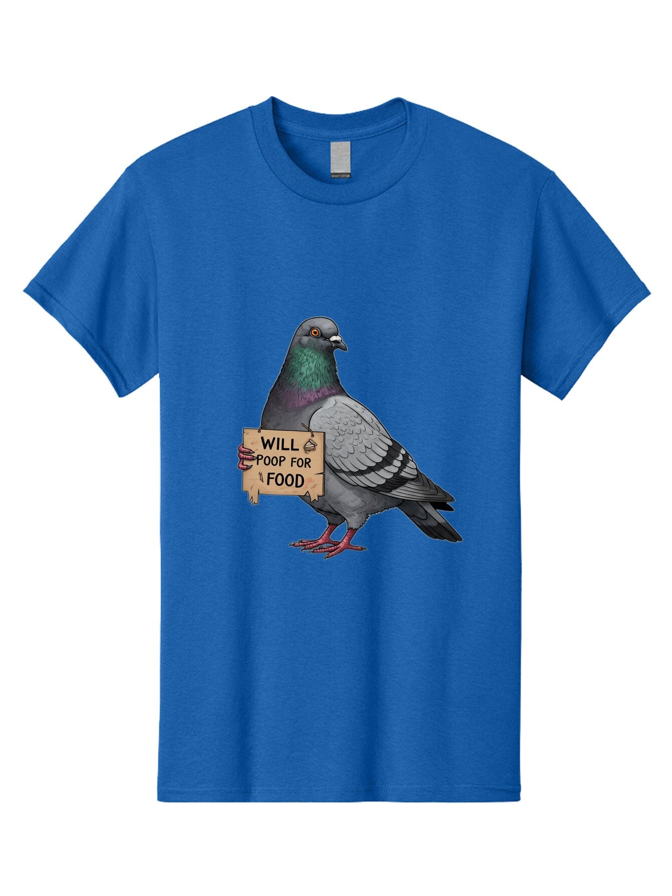 Pigeon-Will-Poop-For-Food-6 Men'S Graphic Tee, 100% Cotton, Comfortable Casual Summer Wear, Machine Washable, Vintage Camera, Old Camera, Antique Camera, Black Camera, Classic Photography, Photography Equipment, Nostalgic Device, Film Camera, Bar273 1