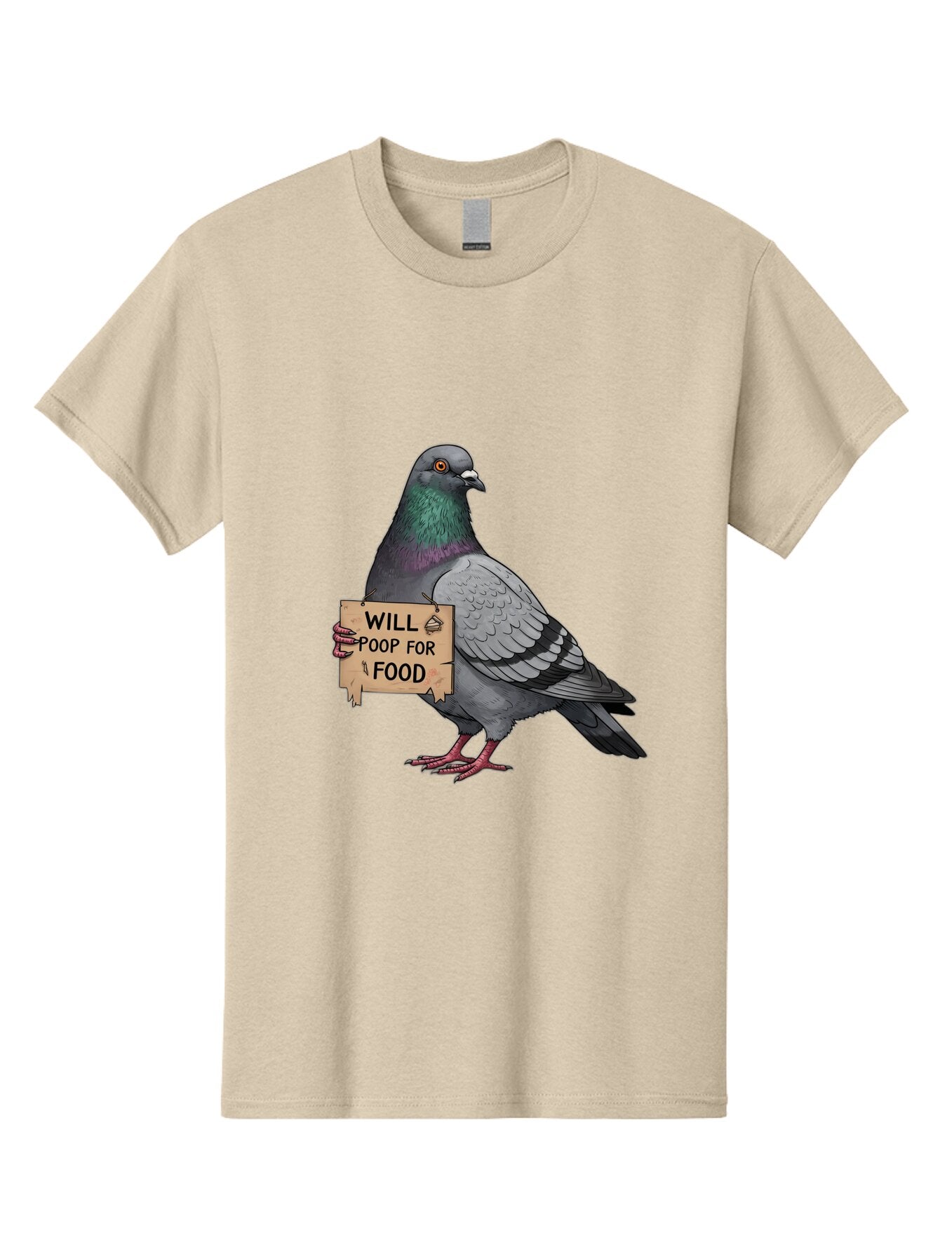 Pigeon-Will-Poop-For-Food-6 Men'S Graphic Tee, 100% Cotton, Comfortable Casual Summer Wear, Machine Washable, Vintage Camera, Old Camera, Antique Camera, Black Camera, Classic Photography, Photography Equipment, Nostalgic Device, Film Camera, Bar273 11