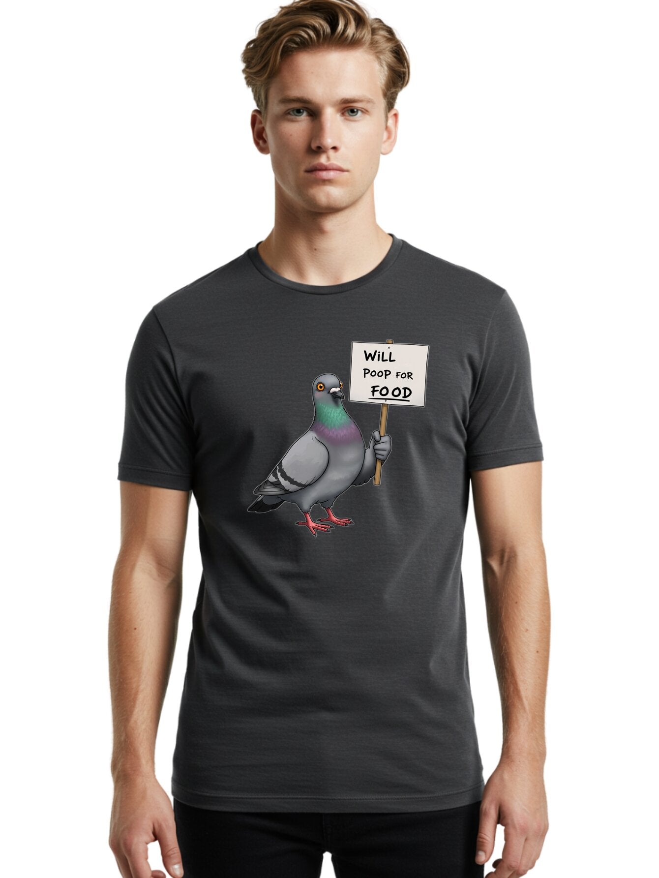 Pigeon-Will-Poop-For-Food Men'S Graphic Tee, 100% Cotton, Comfortable Casual Summer Wear, Machine Washable, Vintage Camera, Old Camera, Antique Camera, Black Camera, Classic Photography, Photography Equipment, Nostalgic Device, Film Camera, Bar274 26