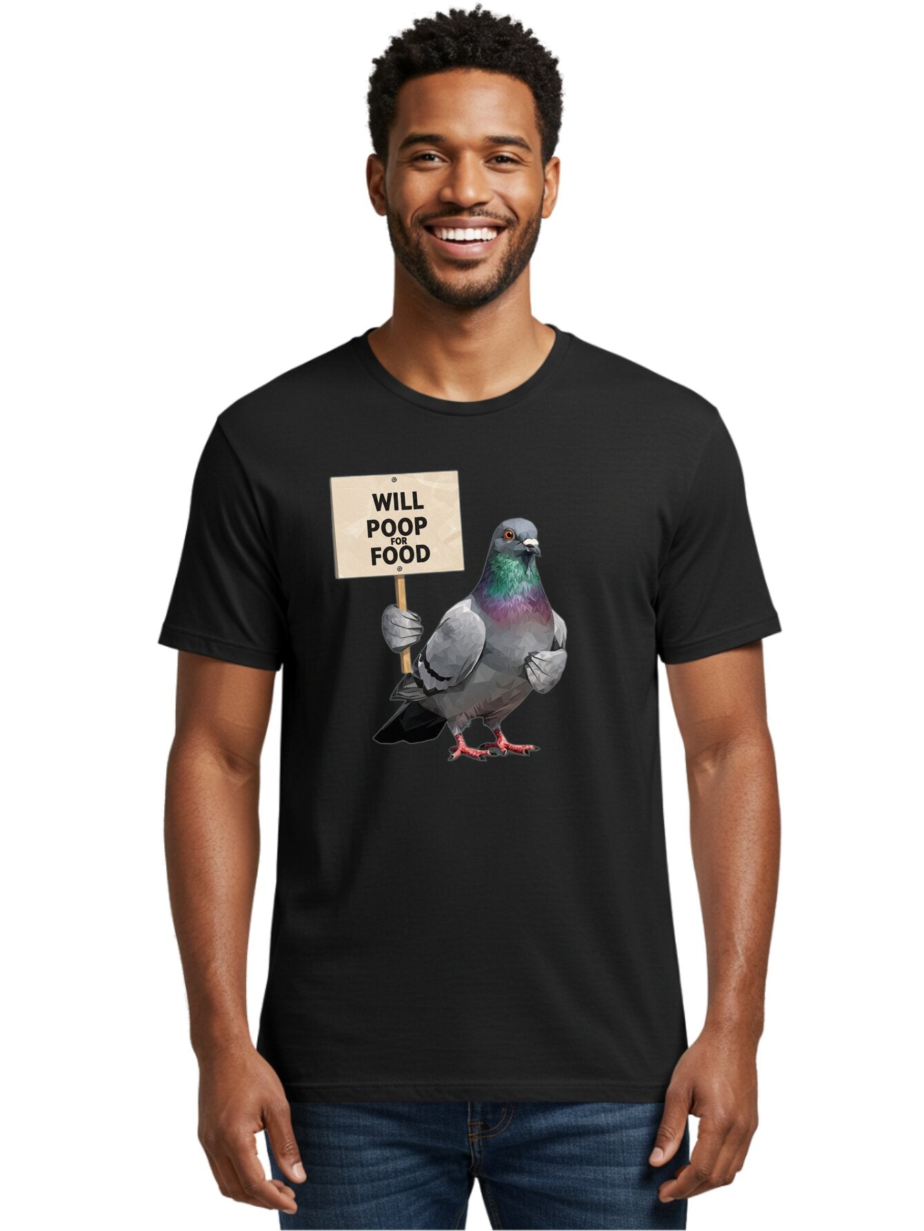 Pigeon-With-Sign Men'S Graphic Tee, 100% Cotton, Comfortable Casual Summer Wear, Machine Washable, Vintage Camera, Old Camera, Antique Camera, Black Camera, Classic Photography, Photography Equipment, Nostalgic Device, Film Camera, Camera Art Bar275 20