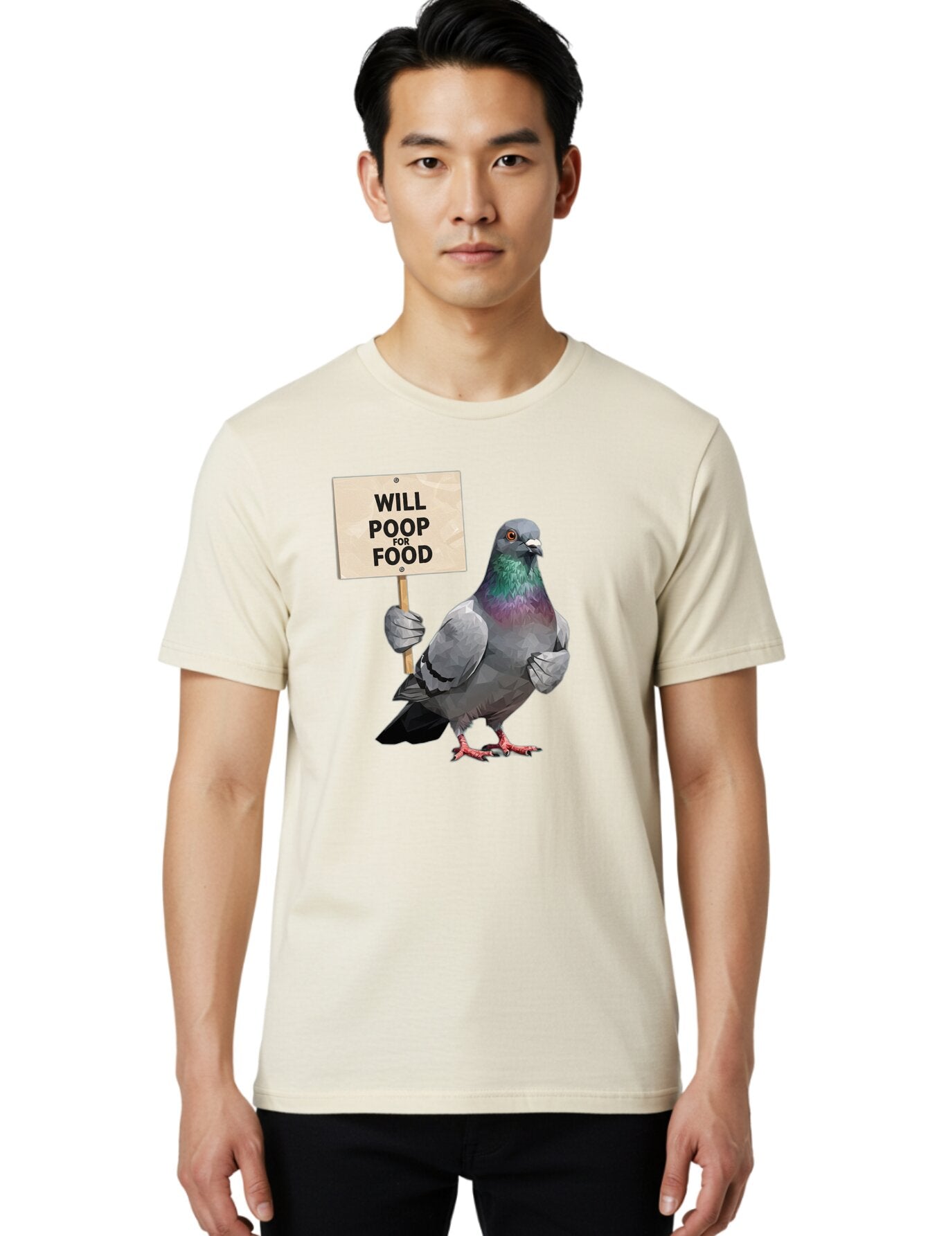 Pigeon-With-Sign Men'S Graphic Tee, 100% Cotton, Comfortable Casual Summer Wear, Machine Washable, Vintage Camera, Old Camera, Antique Camera, Black Camera, Classic Photography, Photography Equipment, Nostalgic Device, Film Camera, Camera Art Bar275 22