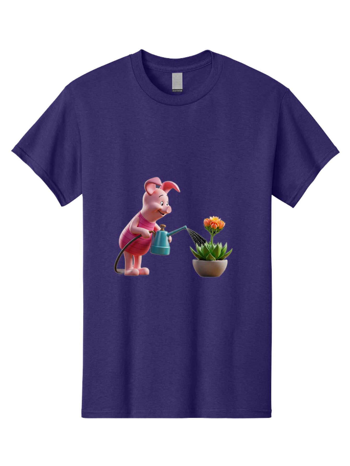Piglet-Watering-Flower Men'S Graphic Tee, 100% Cotton, Comfortable Casual Summer Wear, Machine Washable, Vintage Camera, Old Camera, Antique Camera, Black Camera, Classic Photography, Photography Equipment, Nostalgic Device, Film Camera, Bar277 14