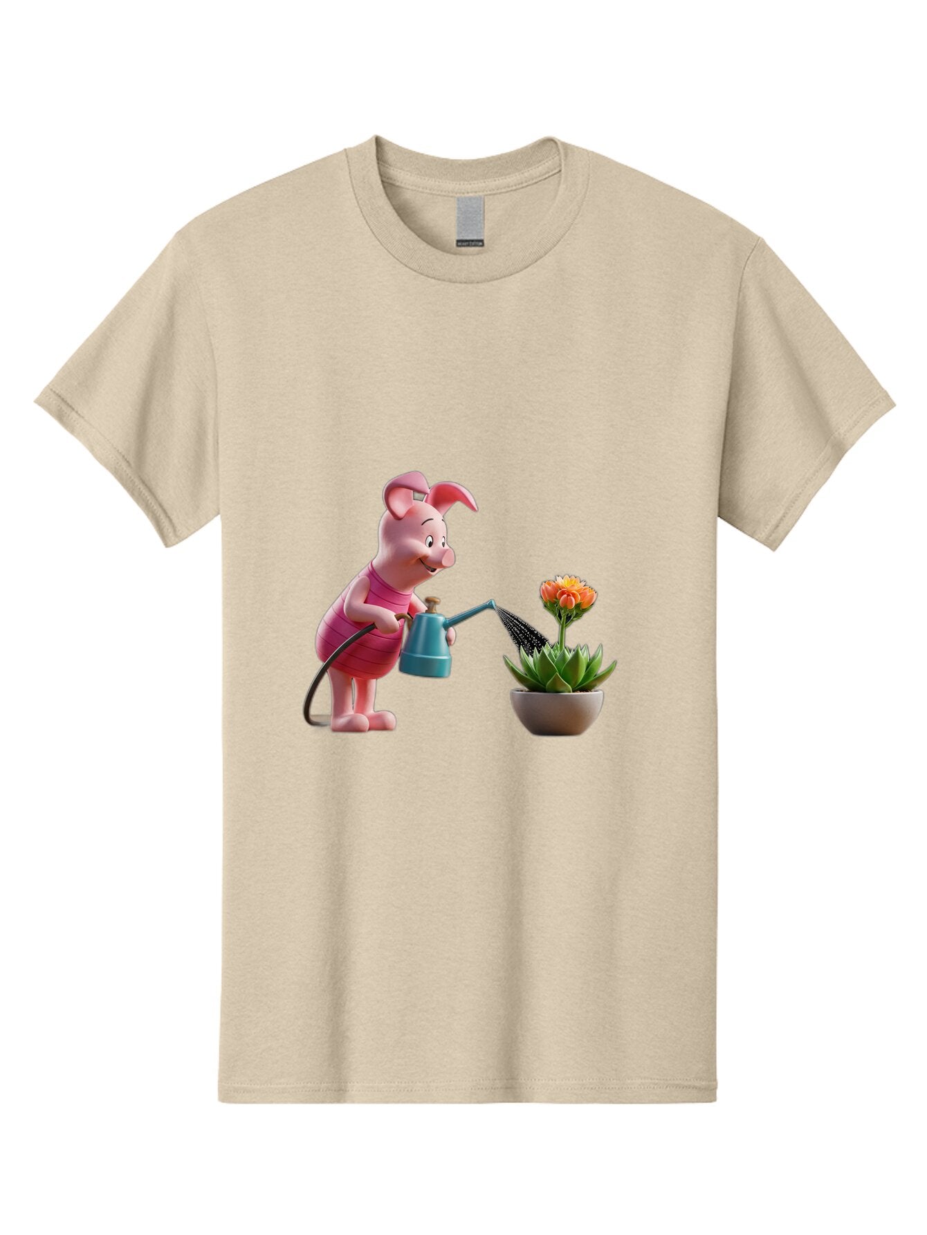 Piglet-Watering-Flower Men'S Graphic Tee, 100% Cotton, Comfortable Casual Summer Wear, Machine Washable, Vintage Camera, Old Camera, Antique Camera, Black Camera, Classic Photography, Photography Equipment, Nostalgic Device, Film Camera, Bar277 13