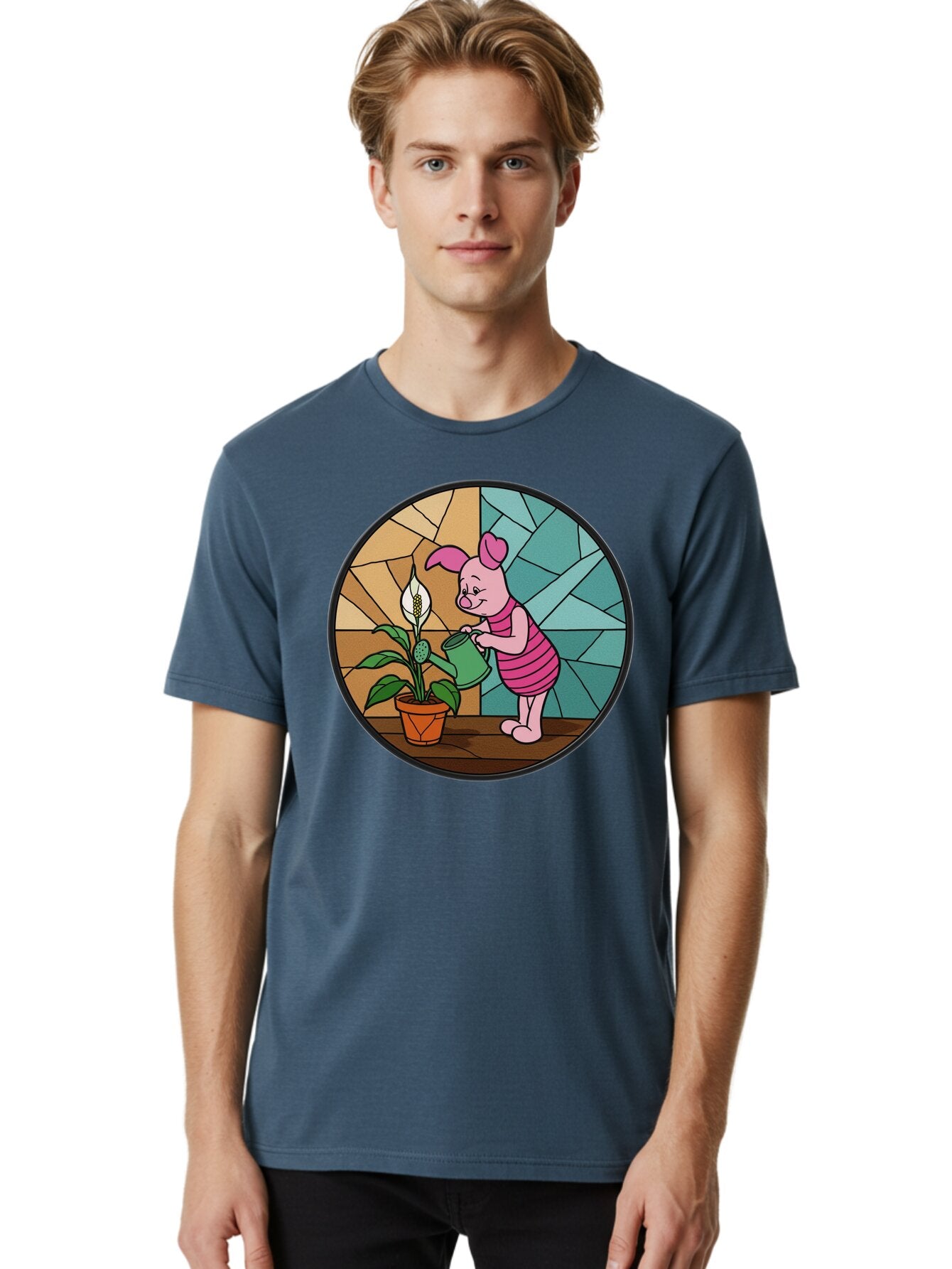 Piglet-Waters-Plant Men'S Graphic Tee, 100% Cotton, Comfortable Casual Summer Wear, Machine Washable, Vintage Camera, Old Camera, Antique Camera, Black Camera, Classic Photography, Photography Equipment, Nostalgic Device, Film Camera, Bar278 17