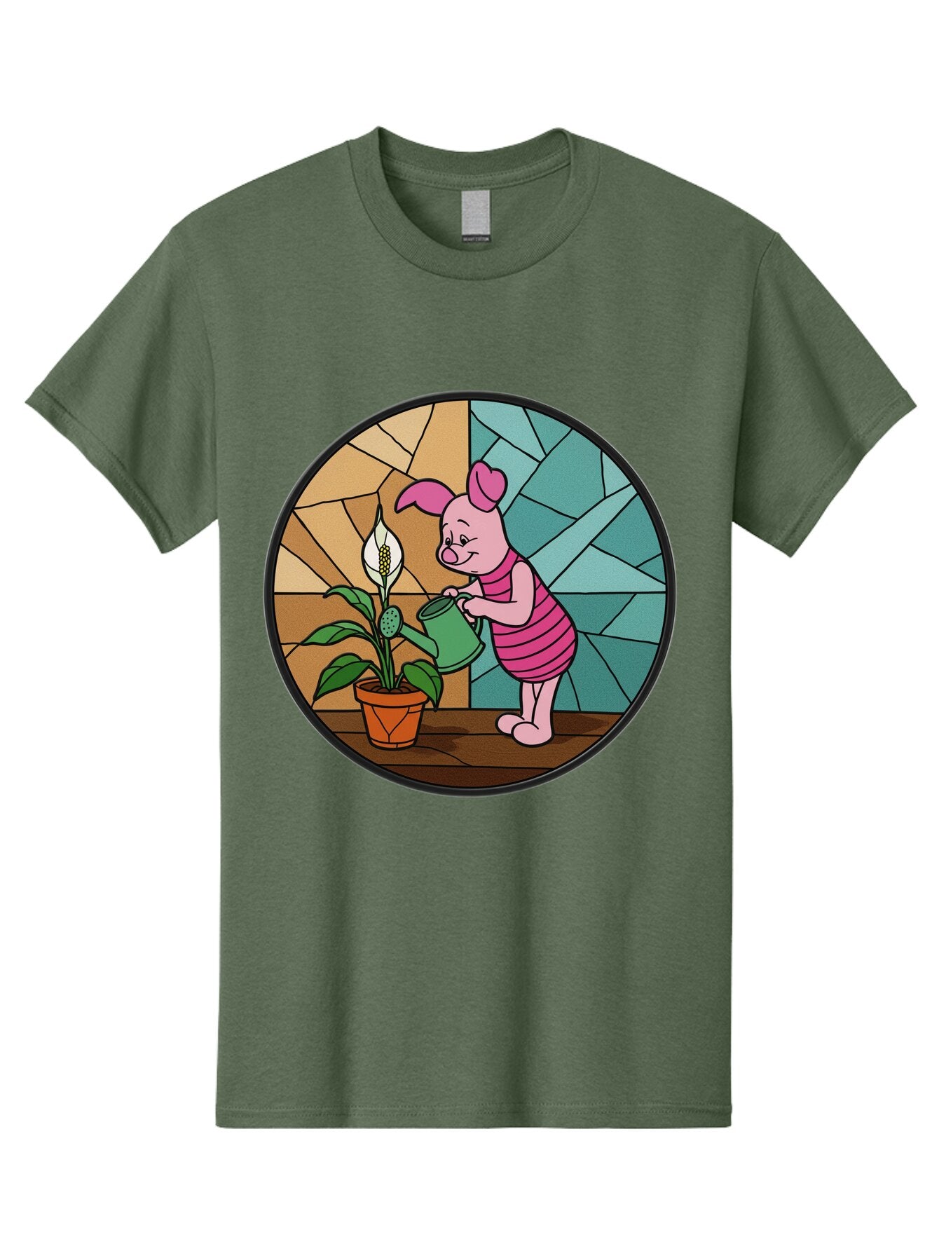 Piglet-Waters-Plant Men'S Graphic Tee, 100% Cotton, Comfortable Casual Summer Wear, Machine Washable, Vintage Camera, Old Camera, Antique Camera, Black Camera, Classic Photography, Photography Equipment, Nostalgic Device, Film Camera, Bar278 5