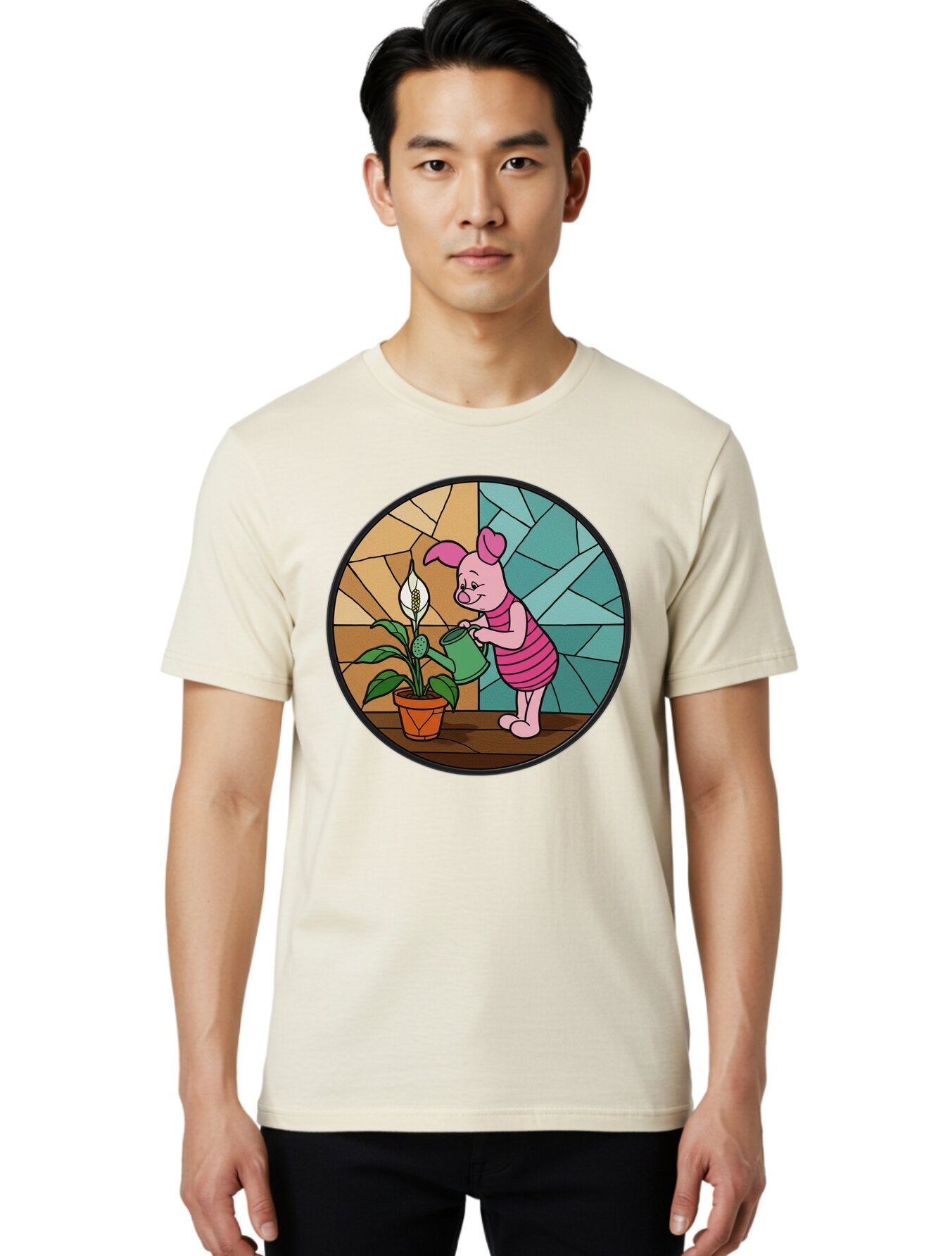 Piglet-Waters-Plant Men'S Graphic Tee, 100% Cotton, Comfortable Casual Summer Wear, Machine Washable, Vintage Camera, Old Camera, Antique Camera, Black Camera, Classic Photography, Photography Equipment, Nostalgic Device, Film Camera, Bar278 20
