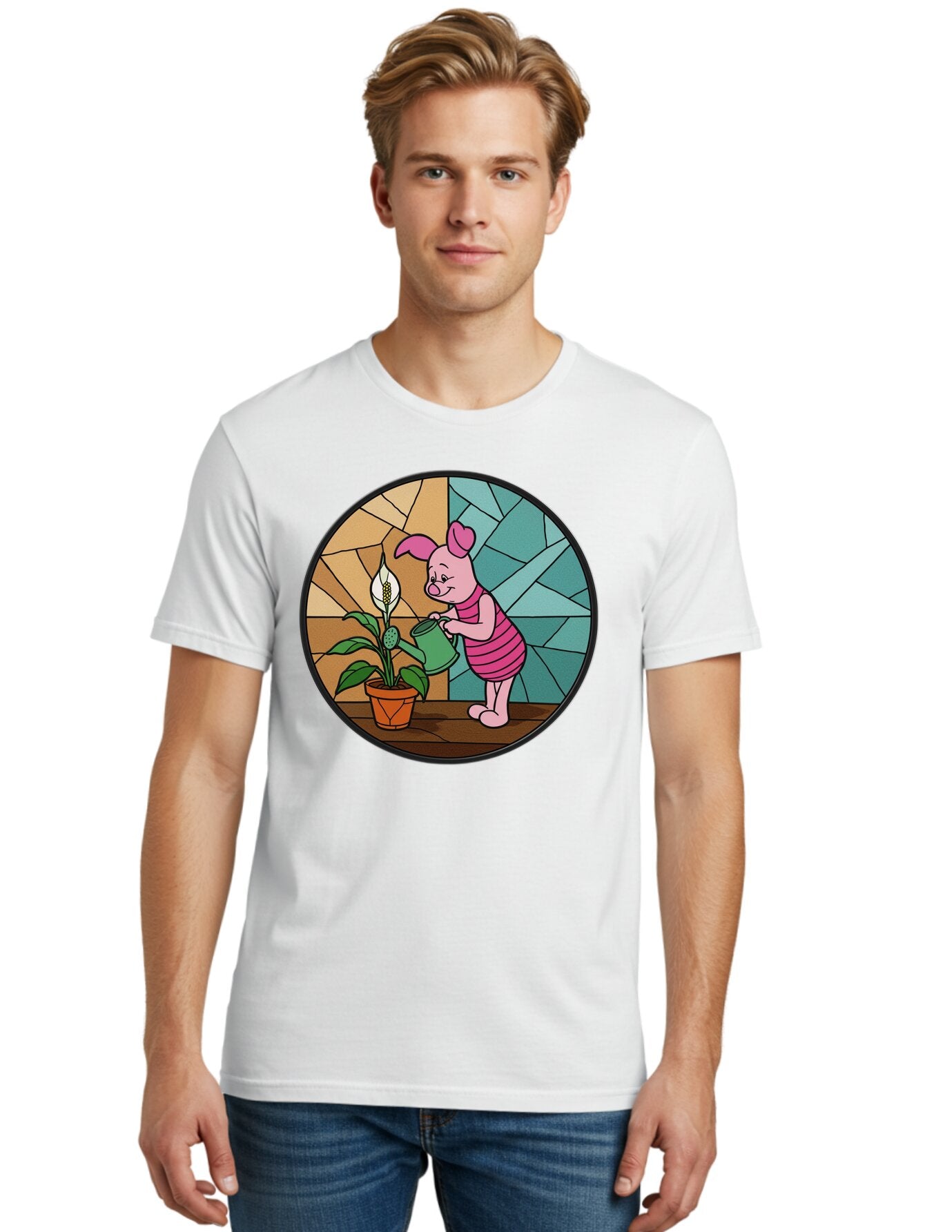 Piglet-Waters-Plant Men'S Graphic Tee, 100% Cotton, Comfortable Casual Summer Wear, Machine Washable, Vintage Camera, Old Camera, Antique Camera, Black Camera, Classic Photography, Photography Equipment, Nostalgic Device, Film Camera, Bar278 25
