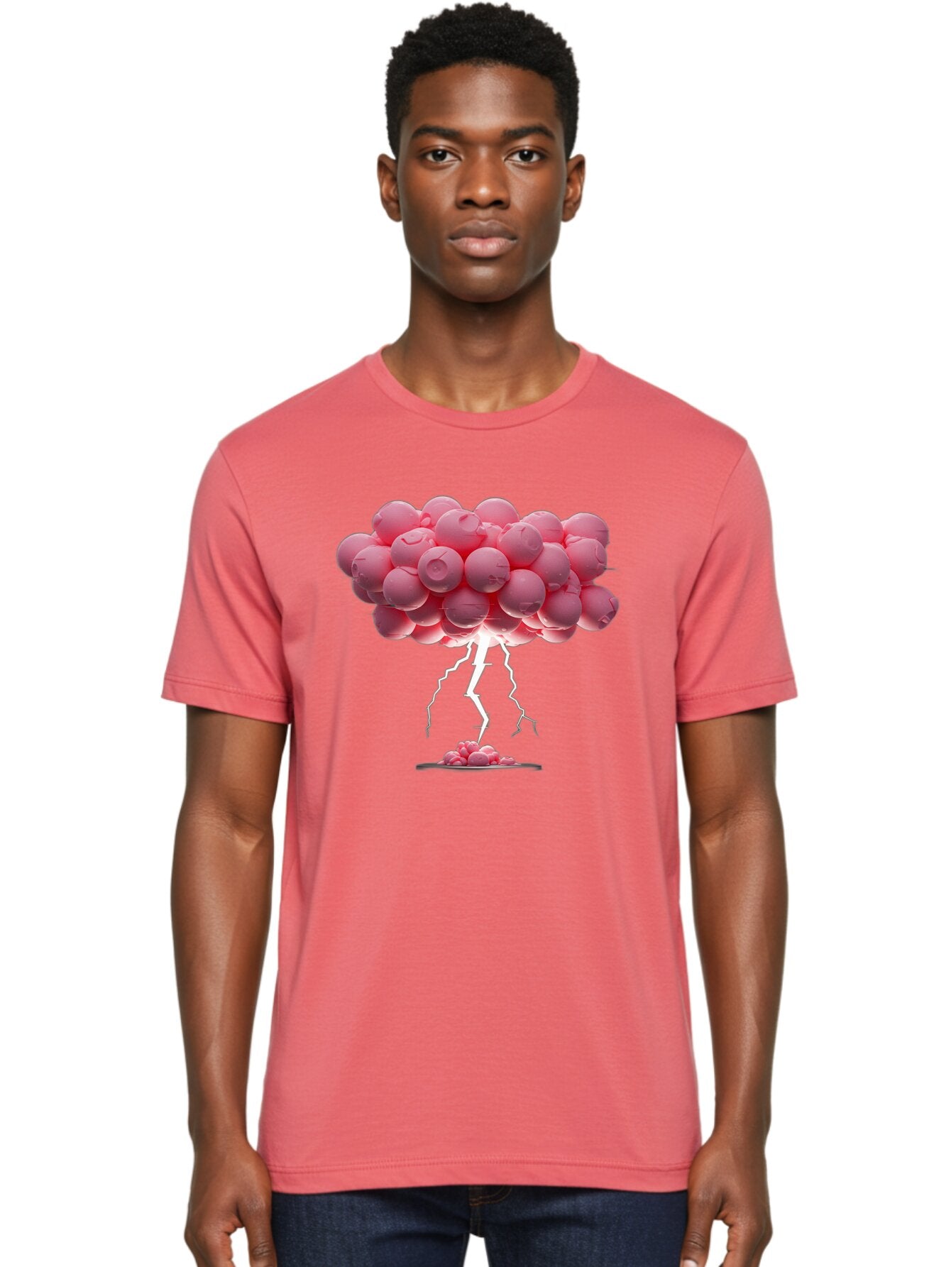 Pink-Balloons-Explosion Men'S Graphic Tee, 100% Cotton, Comfortable Casual Summer Wear, Machine Washable, Vintage Camera, Old Camera, Antique Camera, Black Camera, Classic Photography, Photography Equipment, Nostalgic Device, Film Camera, Bar280 23
