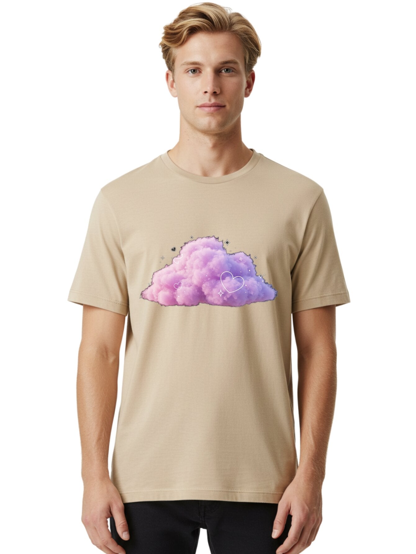 Pink-Cloud Men'S Graphic Tee, 100% Cotton, Comfortable Casual Summer Wear, Machine Washable, Vintage Camera, Old Camera, Antique Camera, Black Camera, Classic Photography, Photography Equipment, Nostalgic Device, Film Camera, Camera Art Bar281 28