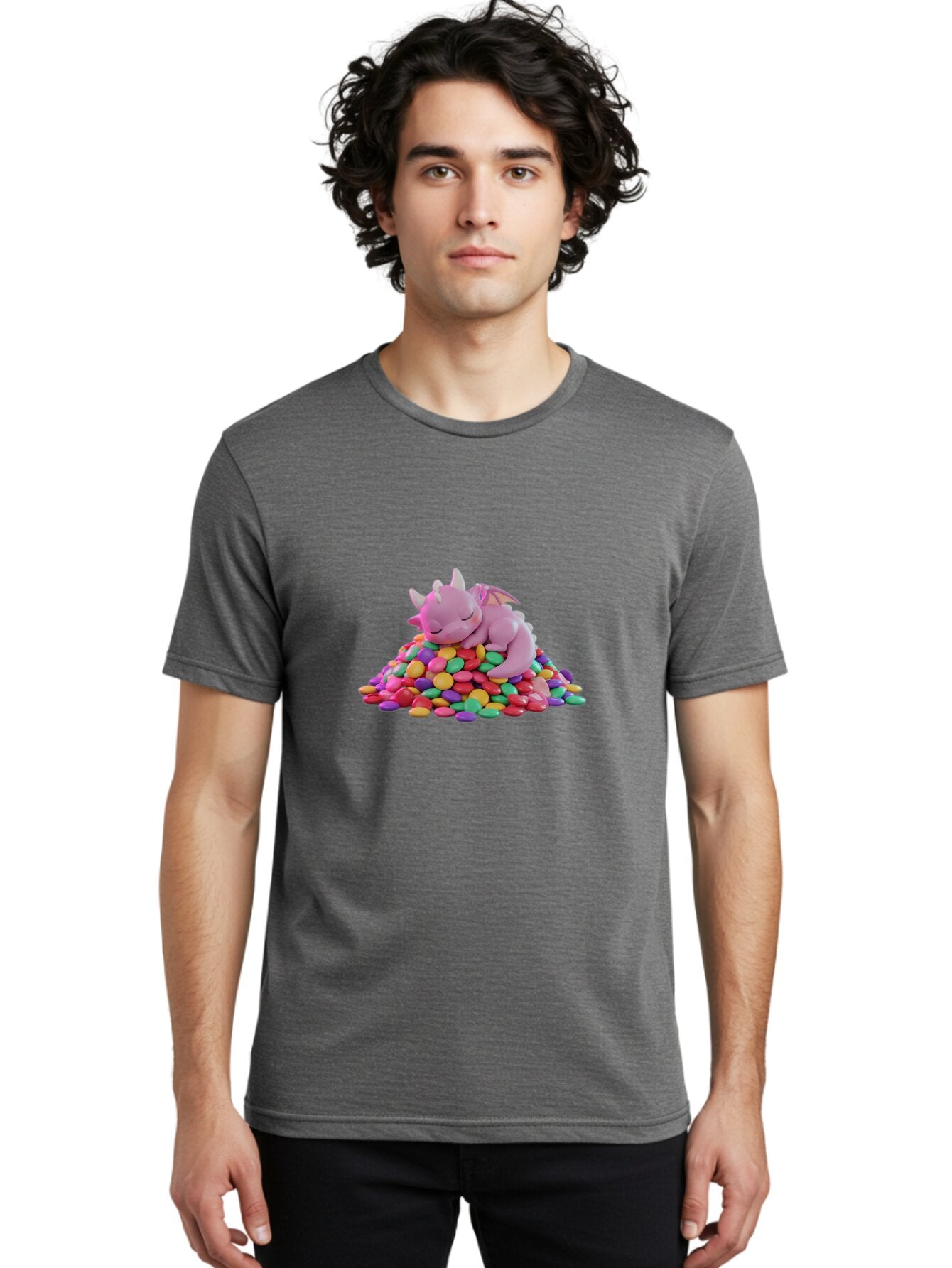 Pink-Dragon-Sleeping-On-Jewels Men'S Graphic Tee, 100% Cotton, Comfortable Casual Summer Wear, Machine Washable, Vintage Camera, Old Camera, Antique Camera, Black Camera, Classic Photography, Photography Equipment, Nostalgic Device, Bar283 29