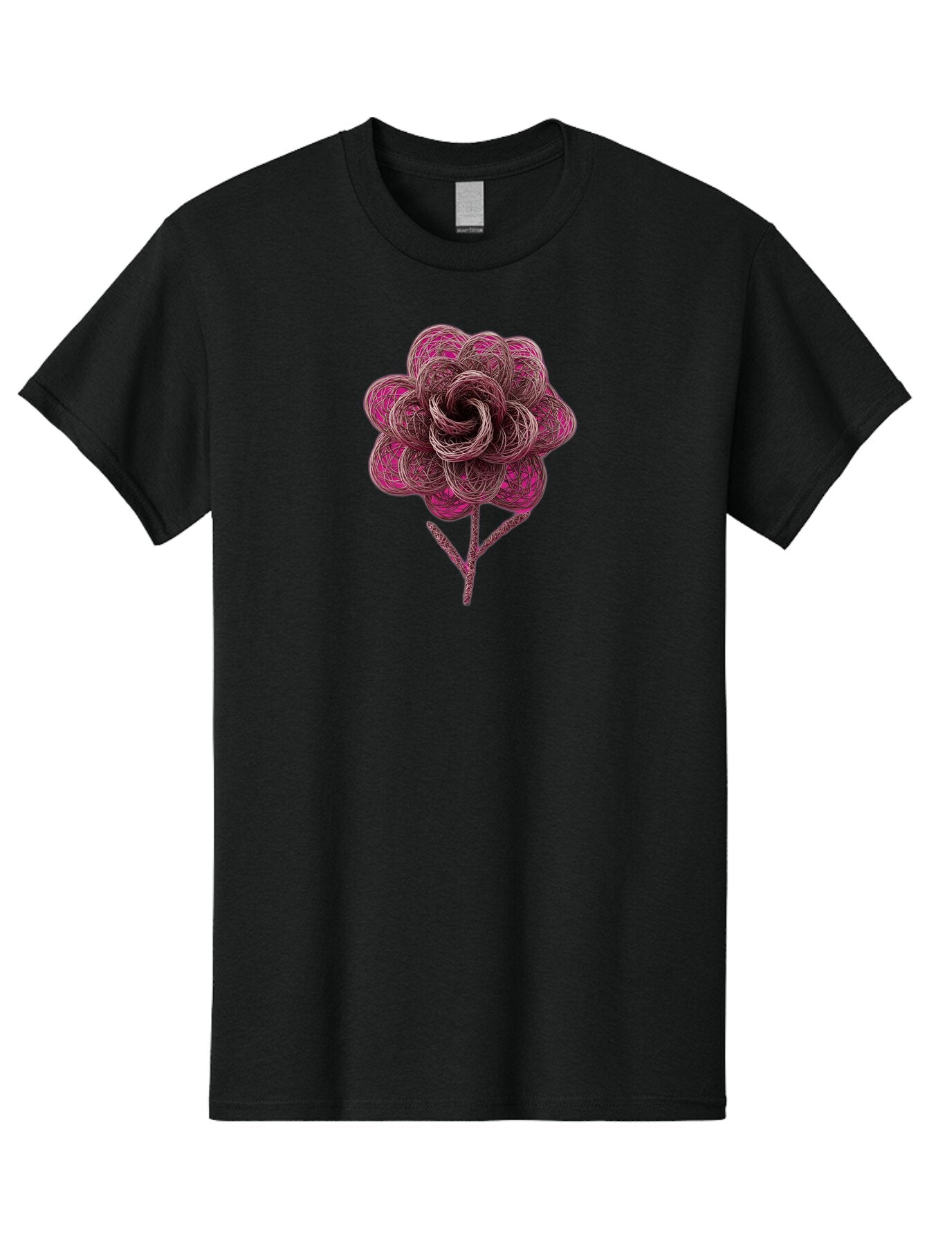 Pink-Floral-Design Men'S Graphic Tee, 100% Cotton, Comfortable Casual Summer Wear, Machine Washable, Vintage Camera, Old Camera, Antique Camera, Black Camera, Classic Photography, Photography Equipment, Nostalgic Device, Film Camera, Bar286 10