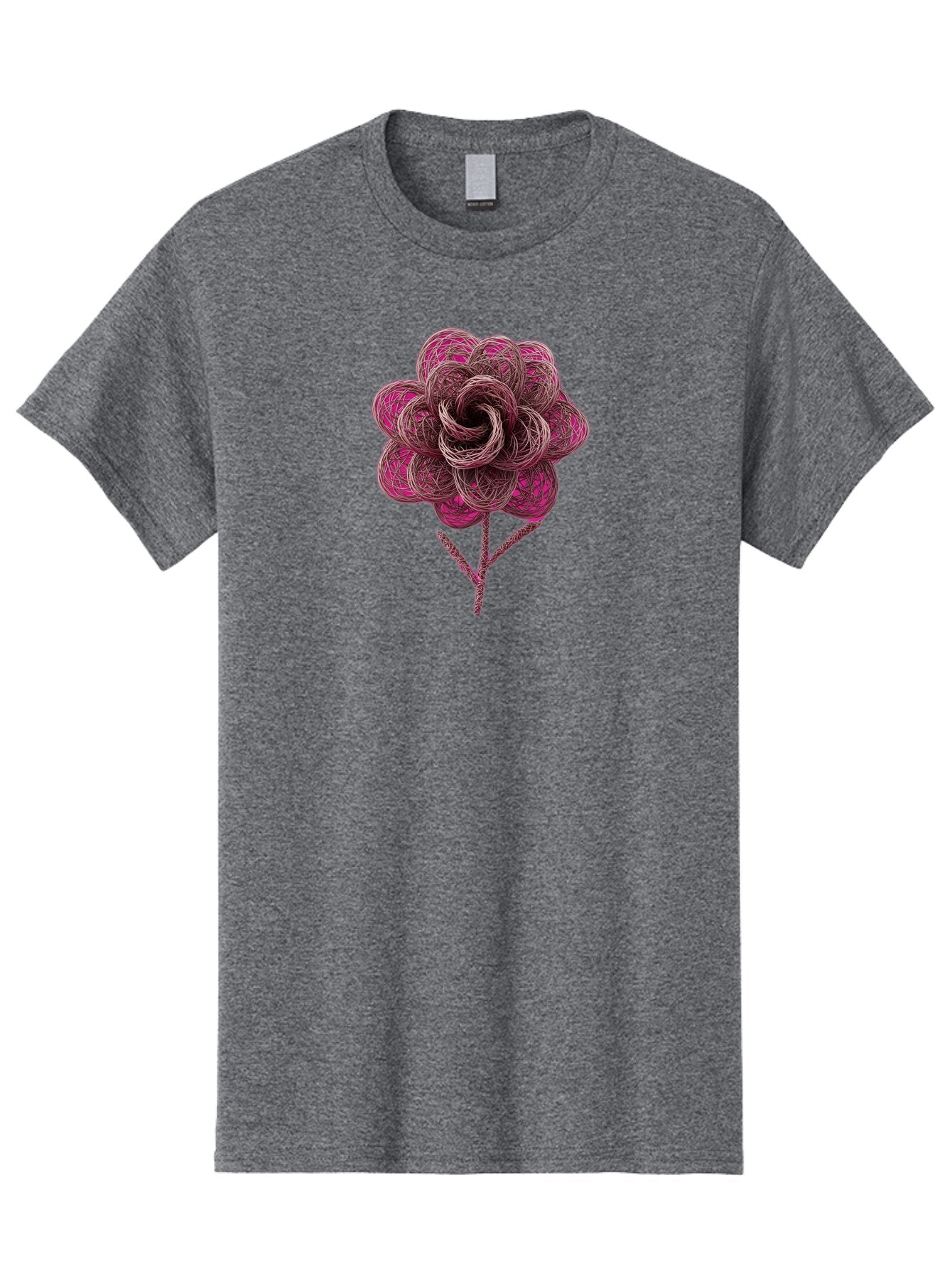 Pink-Floral-Design Men'S Graphic Tee, 100% Cotton, Comfortable Casual Summer Wear, Machine Washable, Vintage Camera, Old Camera, Antique Camera, Black Camera, Classic Photography, Photography Equipment, Nostalgic Device, Film Camera, Bar286 3