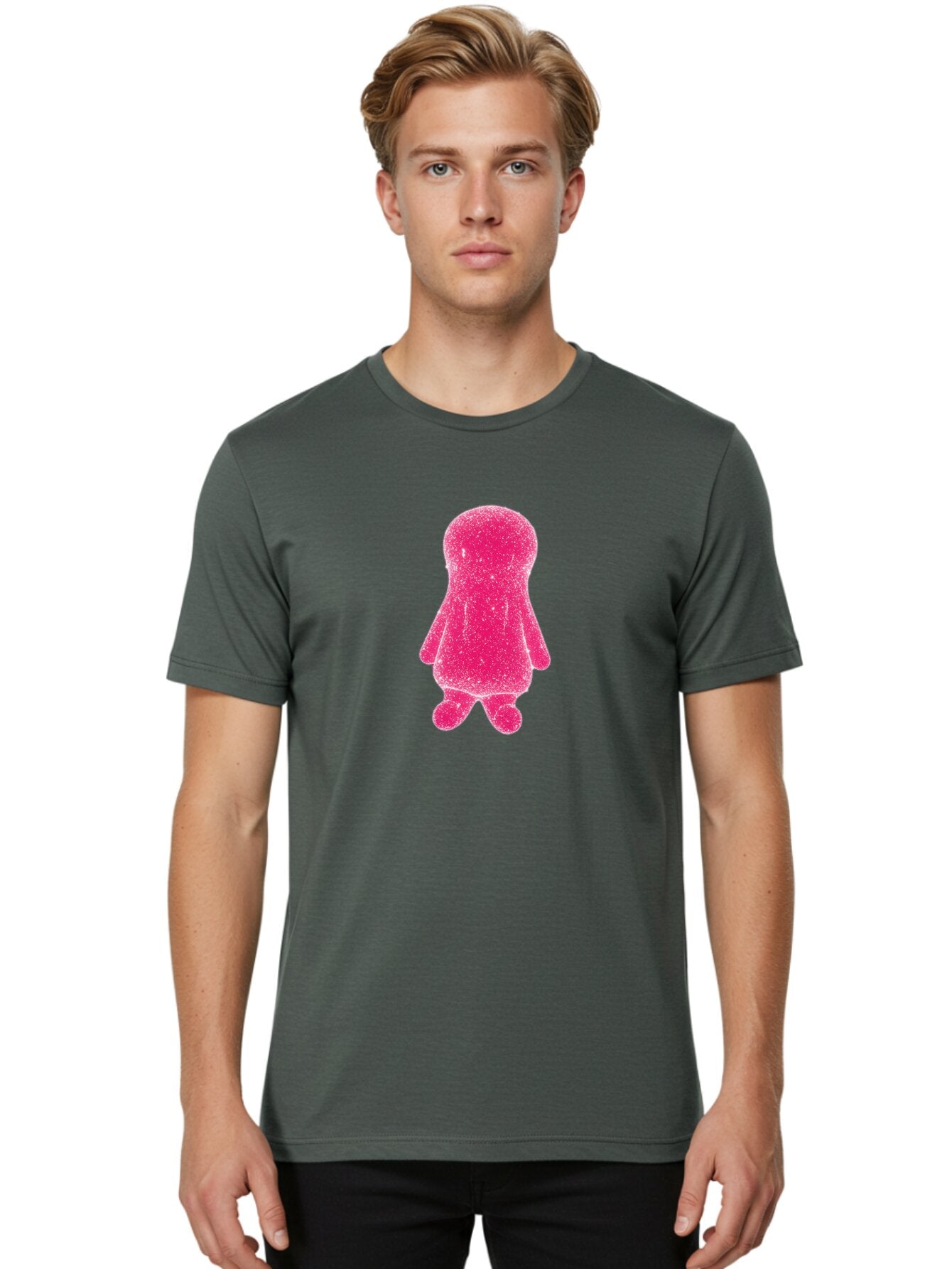 Pink-Gummy Men'S Graphic Tee, 100% Cotton, Comfortable Casual Summer Wear, Machine Washable, Vintage Camera, Old Camera, Antique Camera, Black Camera, Classic Photography, Photography Equipment, Nostalgic Device, Film Camera, Camera Art Bar287 29