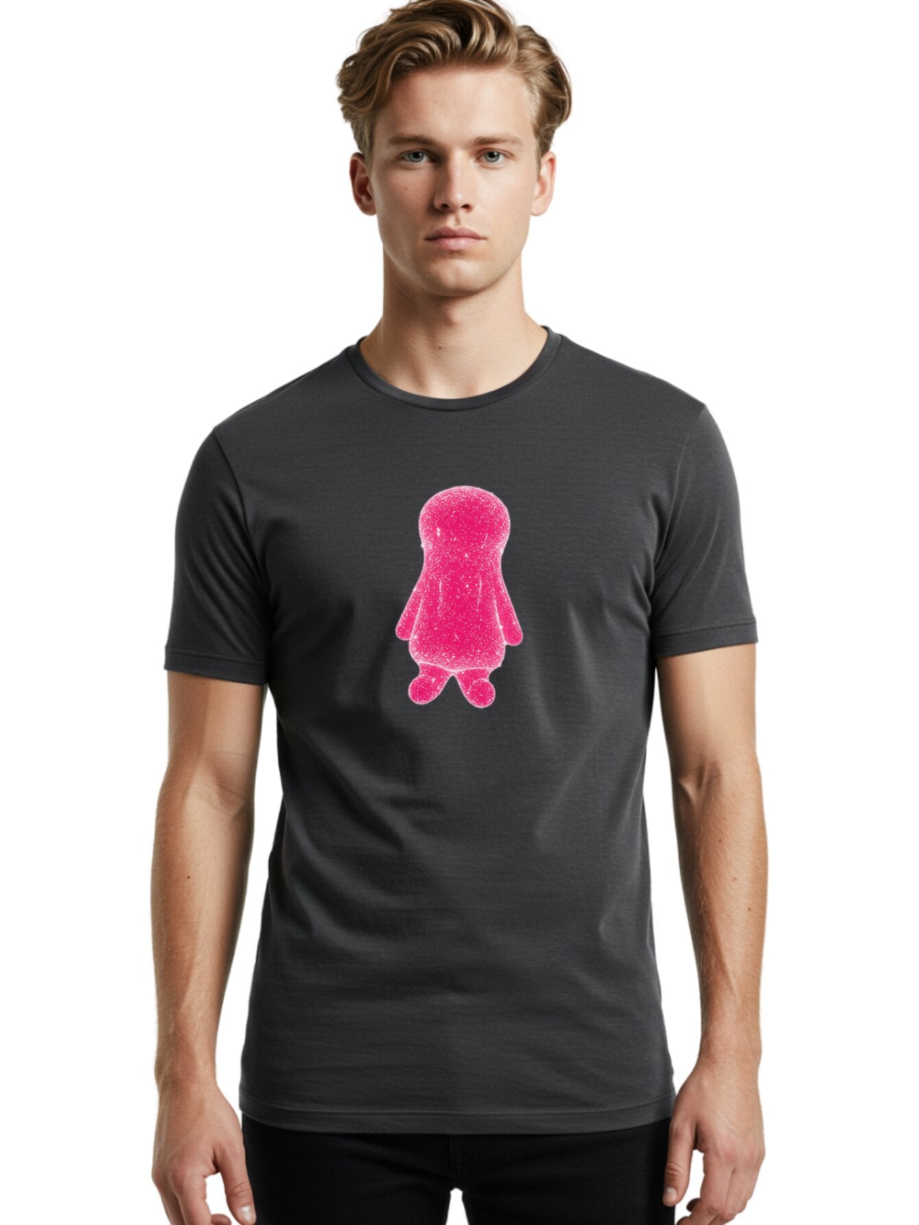 Pink-Gummy Men'S Graphic Tee, 100% Cotton, Comfortable Casual Summer Wear, Machine Washable, Vintage Camera, Old Camera, Antique Camera, Black Camera, Classic Photography, Photography Equipment, Nostalgic Device, Film Camera, Camera Art Bar287 16