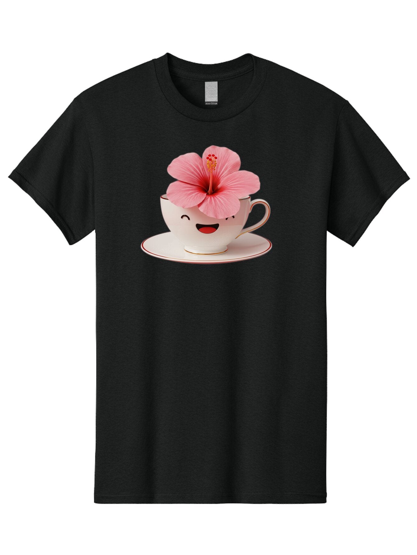 Pink-Hibiscus-Tea-Cup Men'S Graphic Tee, 100% Cotton, Comfortable Casual Summer Wear, Machine Washable, Vintage Camera, Old Camera, Antique Camera, Black Camera, Classic Photography, Photography Equipment, Nostalgic Device, Film Camera, Bar288 7
