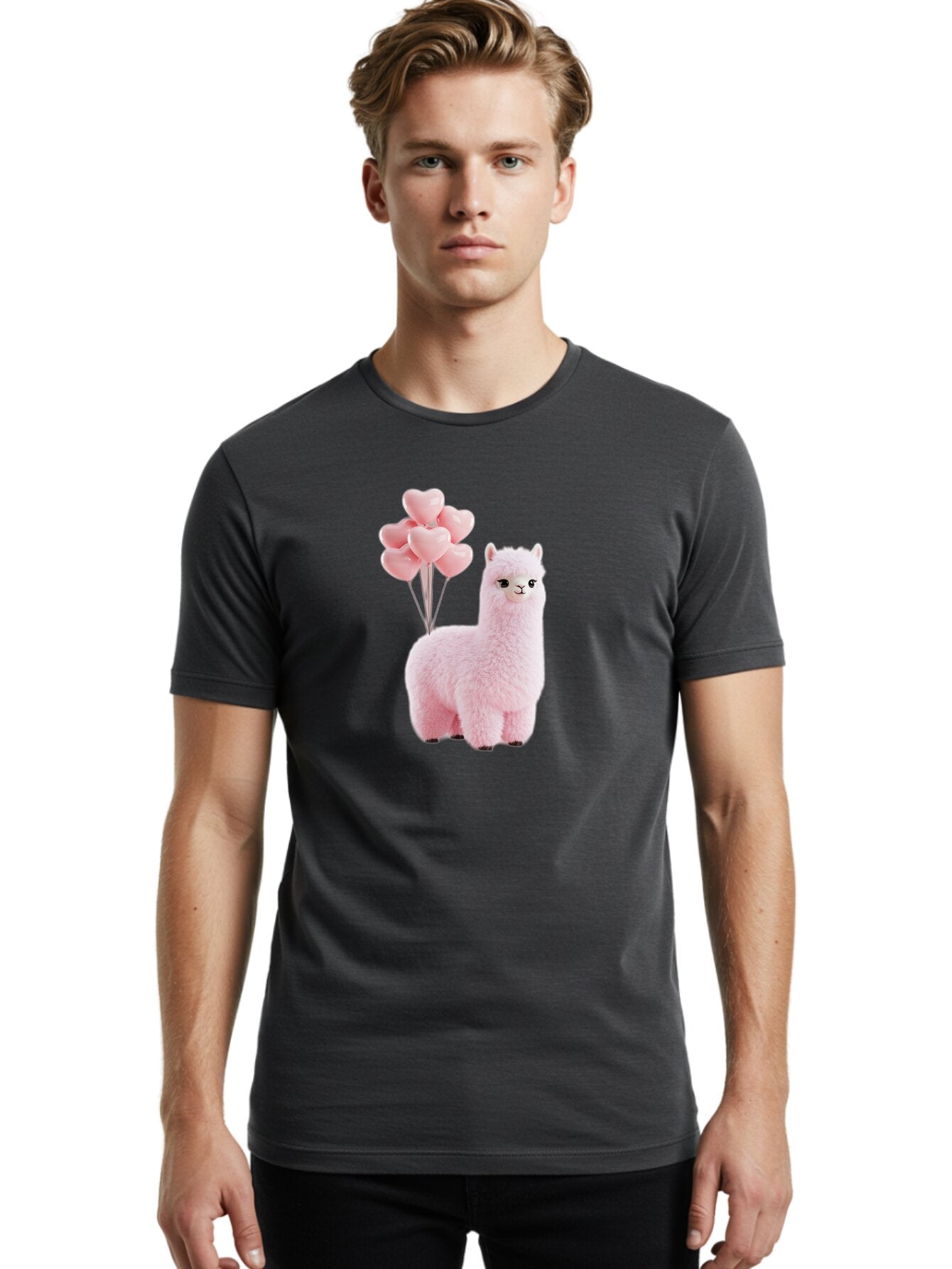 Pink-Llama Men'S Graphic Tee, 100% Cotton, Comfortable Casual Summer Wear, Machine Washable, Vintage Camera, Old Camera, Antique Camera, Black Camera, Classic Photography, Photography Equipment, Nostalgic Device, Film Camera, Camera Art Bar291 30