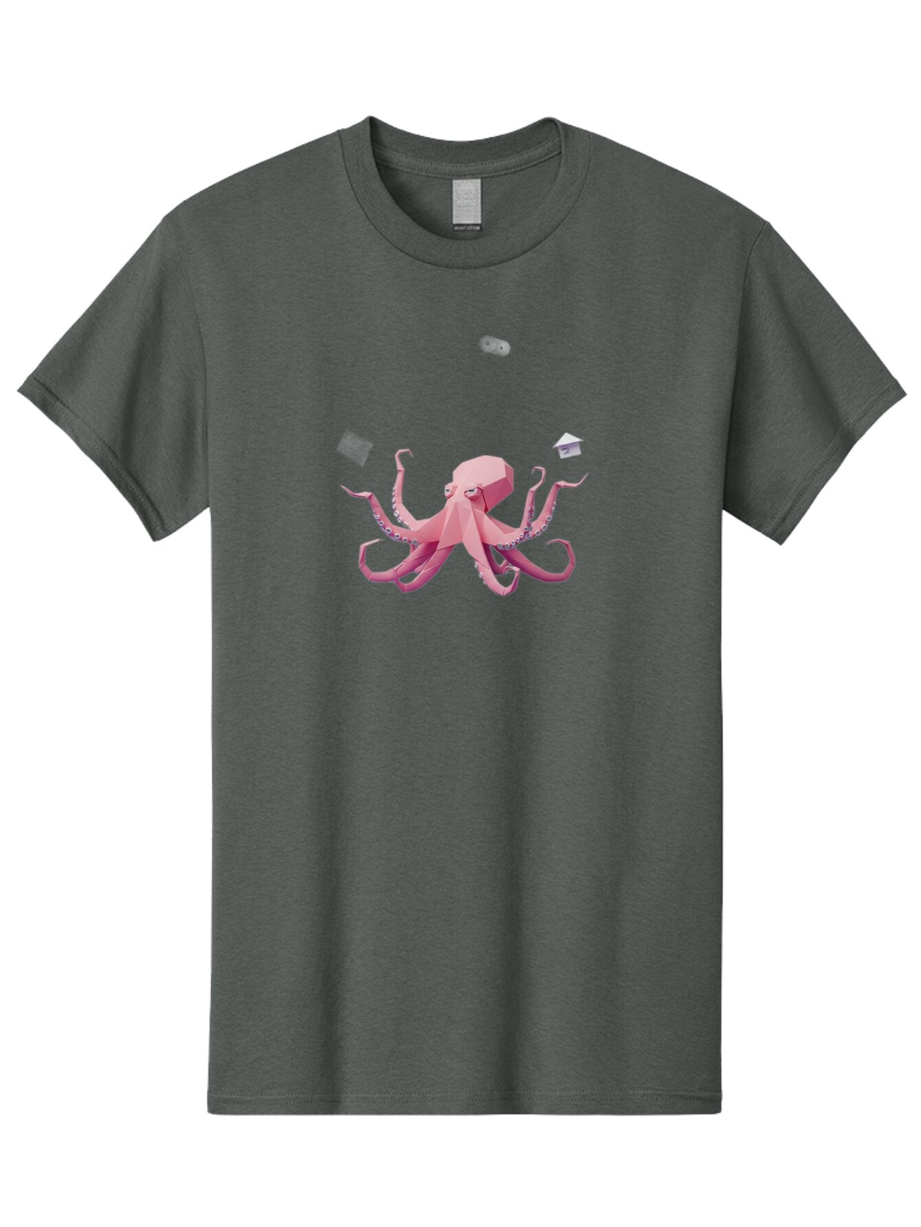 Pink-Octopus Men'S Graphic Tee, 100% Cotton, Comfortable Casual Summer Wear, Machine Washable, Vintage Camera, Old Camera, Antique Camera, Black Camera, Classic Photography, Photography Equipment, Nostalgic Device, Film Camera, Camera Art Bar292 7