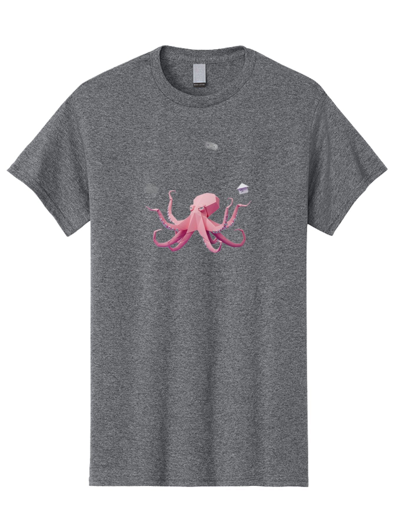 Pink-Octopus Men'S Graphic Tee, 100% Cotton, Comfortable Casual Summer Wear, Machine Washable, Vintage Camera, Old Camera, Antique Camera, Black Camera, Classic Photography, Photography Equipment, Nostalgic Device, Film Camera, Camera Art Bar292 9
